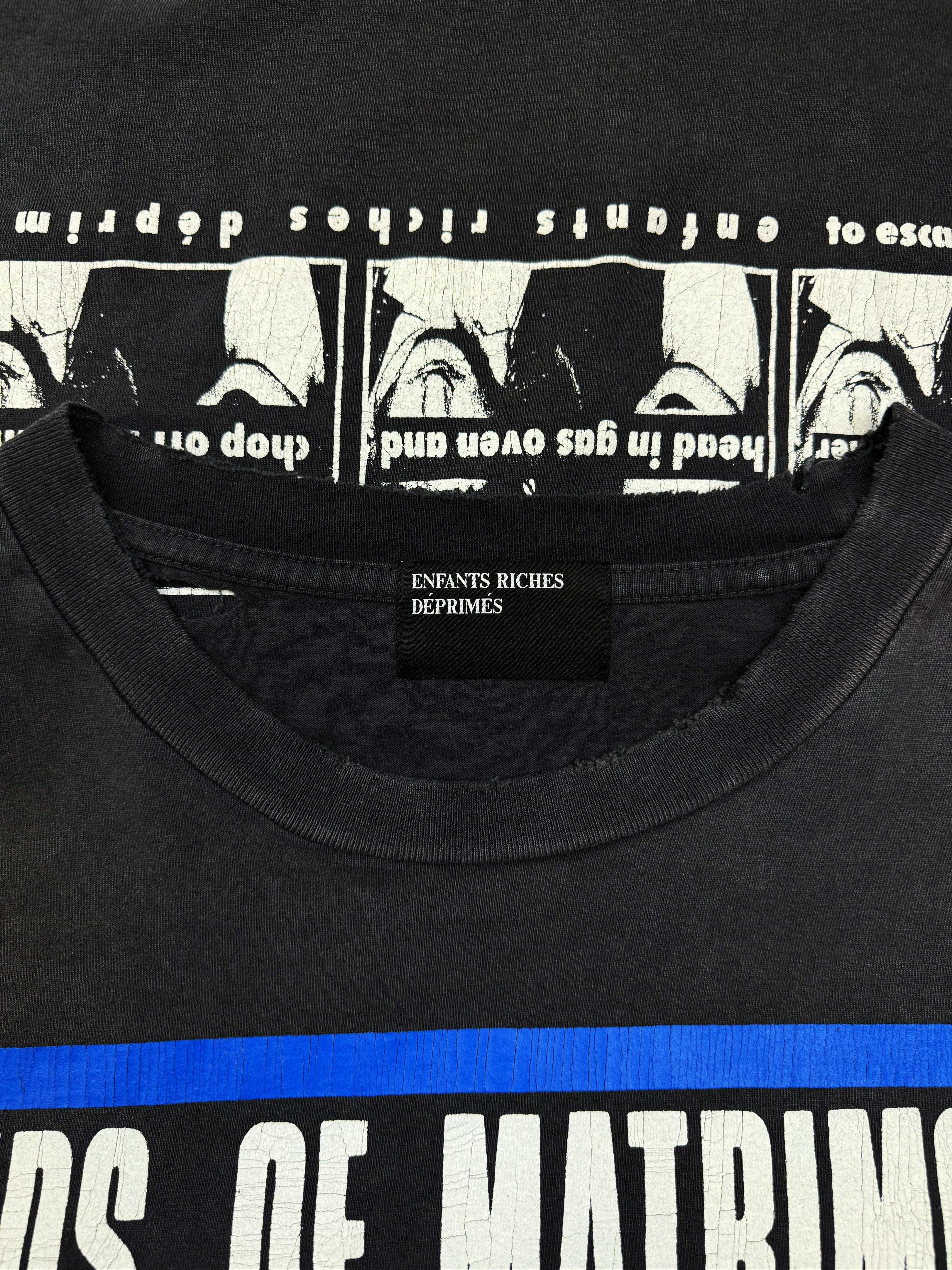 SS24 Enfants Riches Deprimes ‘Bonds of Matrimony’ Distressed Long Sleeve