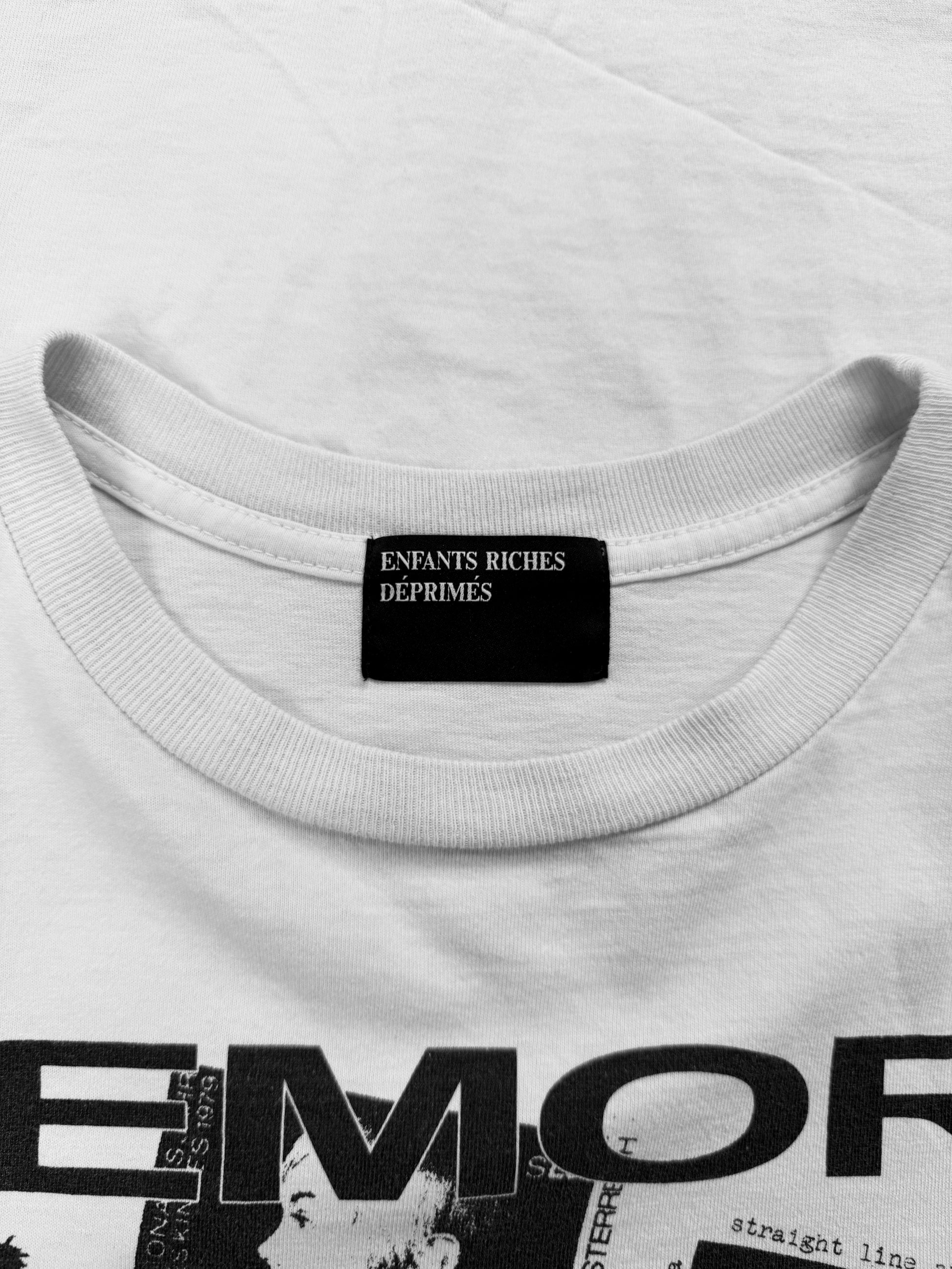 SS25 Enfants Riches Deprimes ‘Memory’ White Graphic T-Shirt