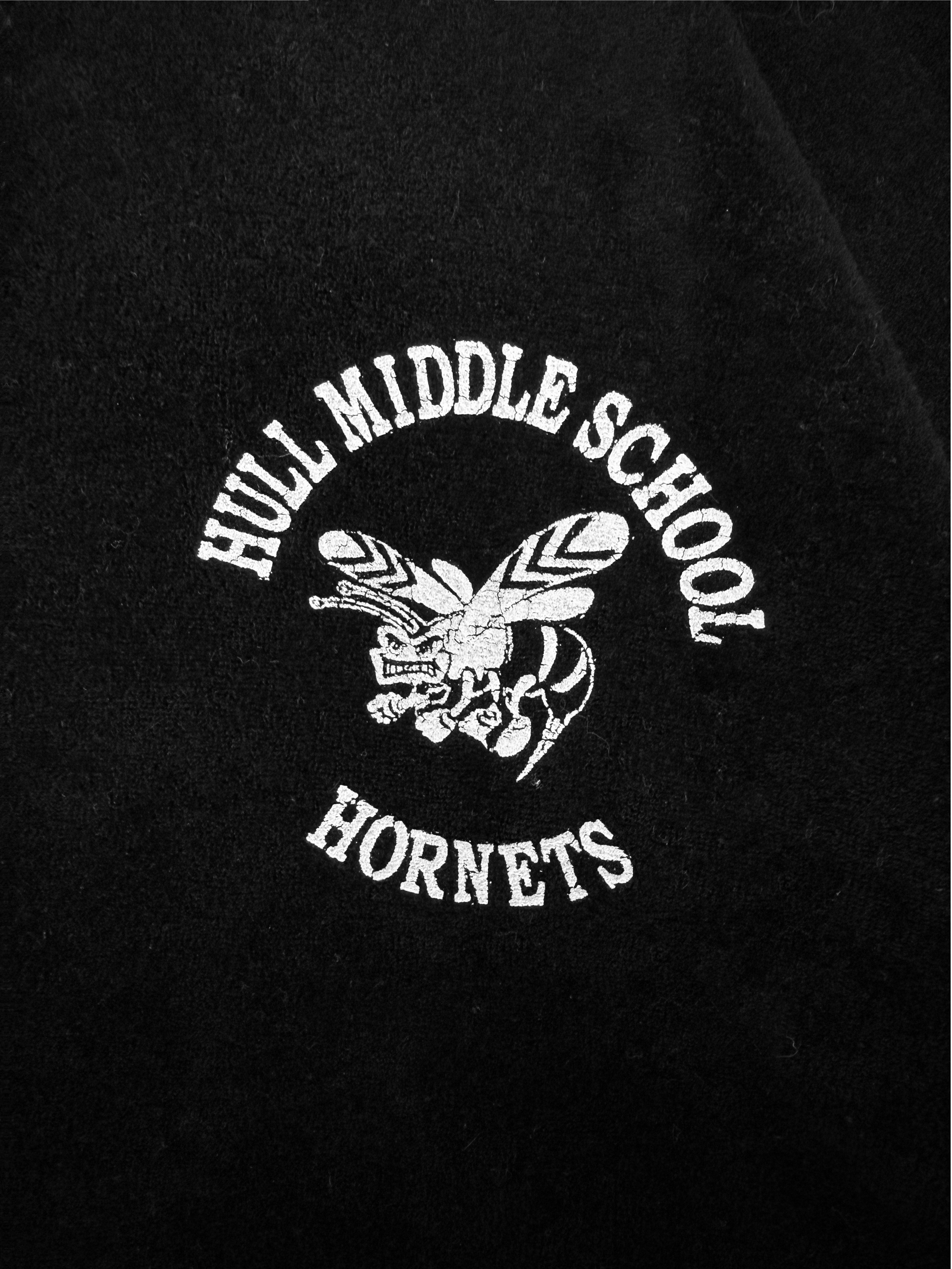 2002 Junya Watanabe ‘Hornets’ Collegiate Emblem Black Hoodie