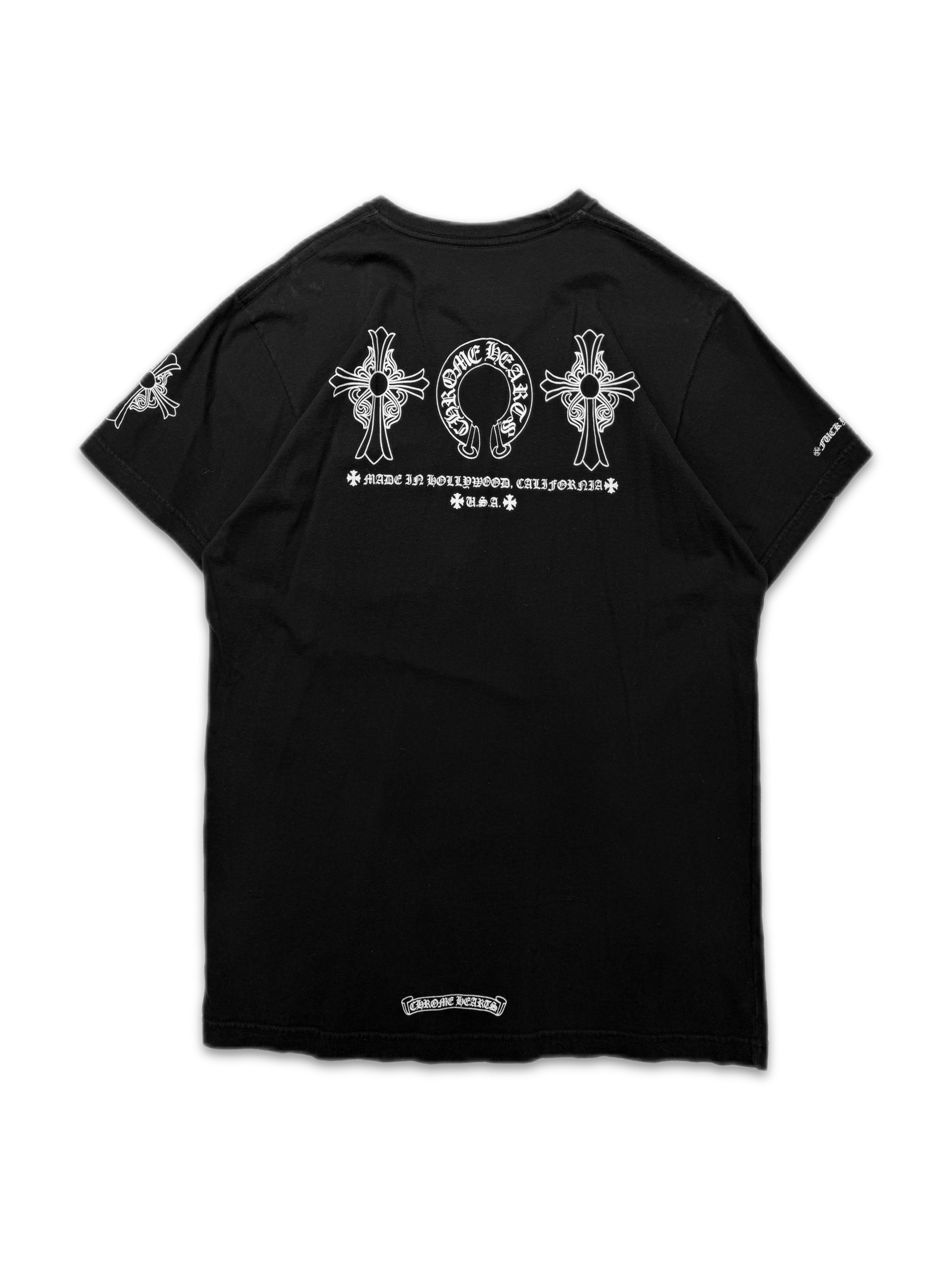 Chrome Hearts Celtic Cross Hollywood Exclusive Graphic T-Shirt