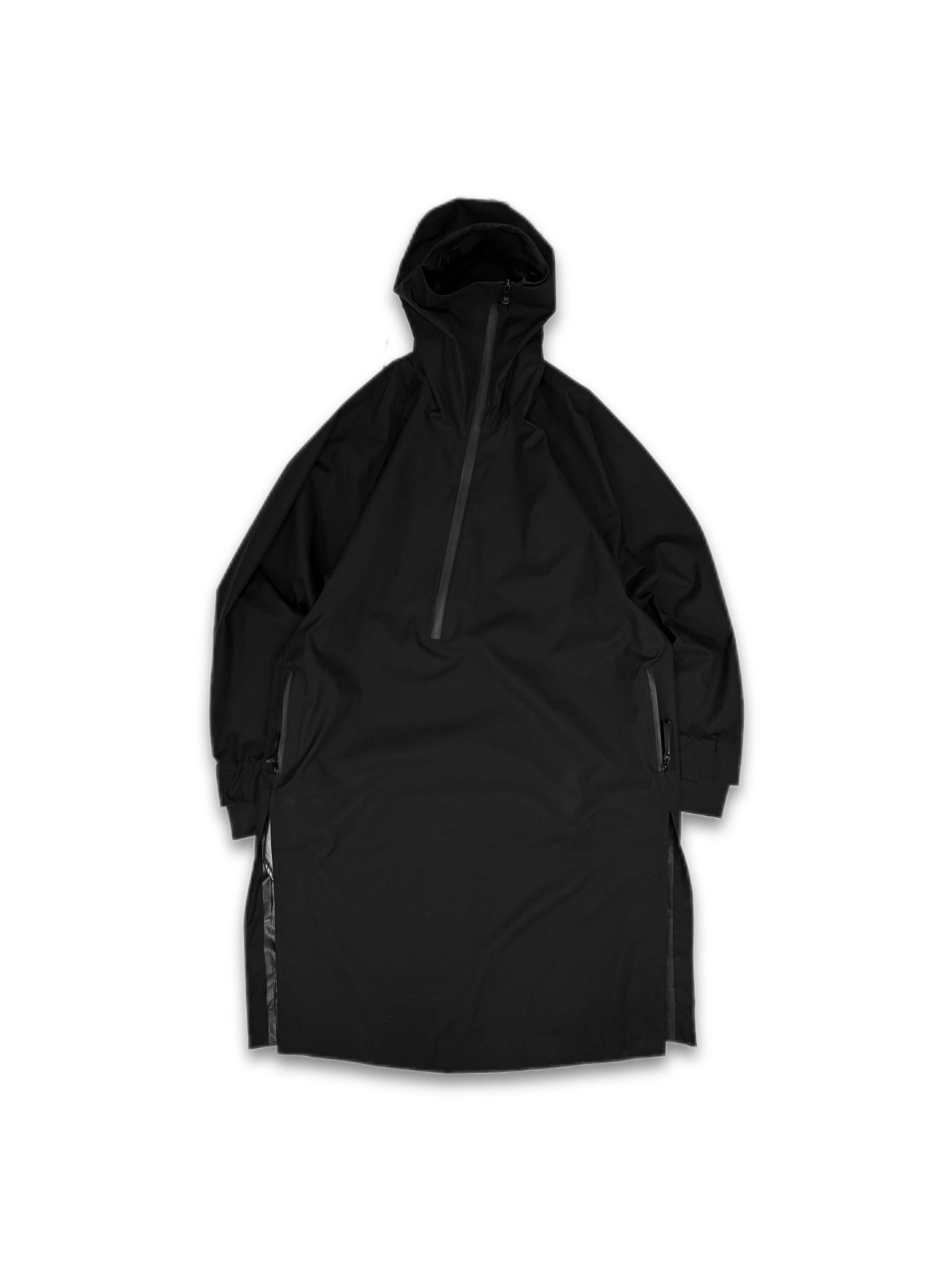Boris Bidjan Saberi Full Length ‘Mask’ Asymmetric Zip Trench Coat