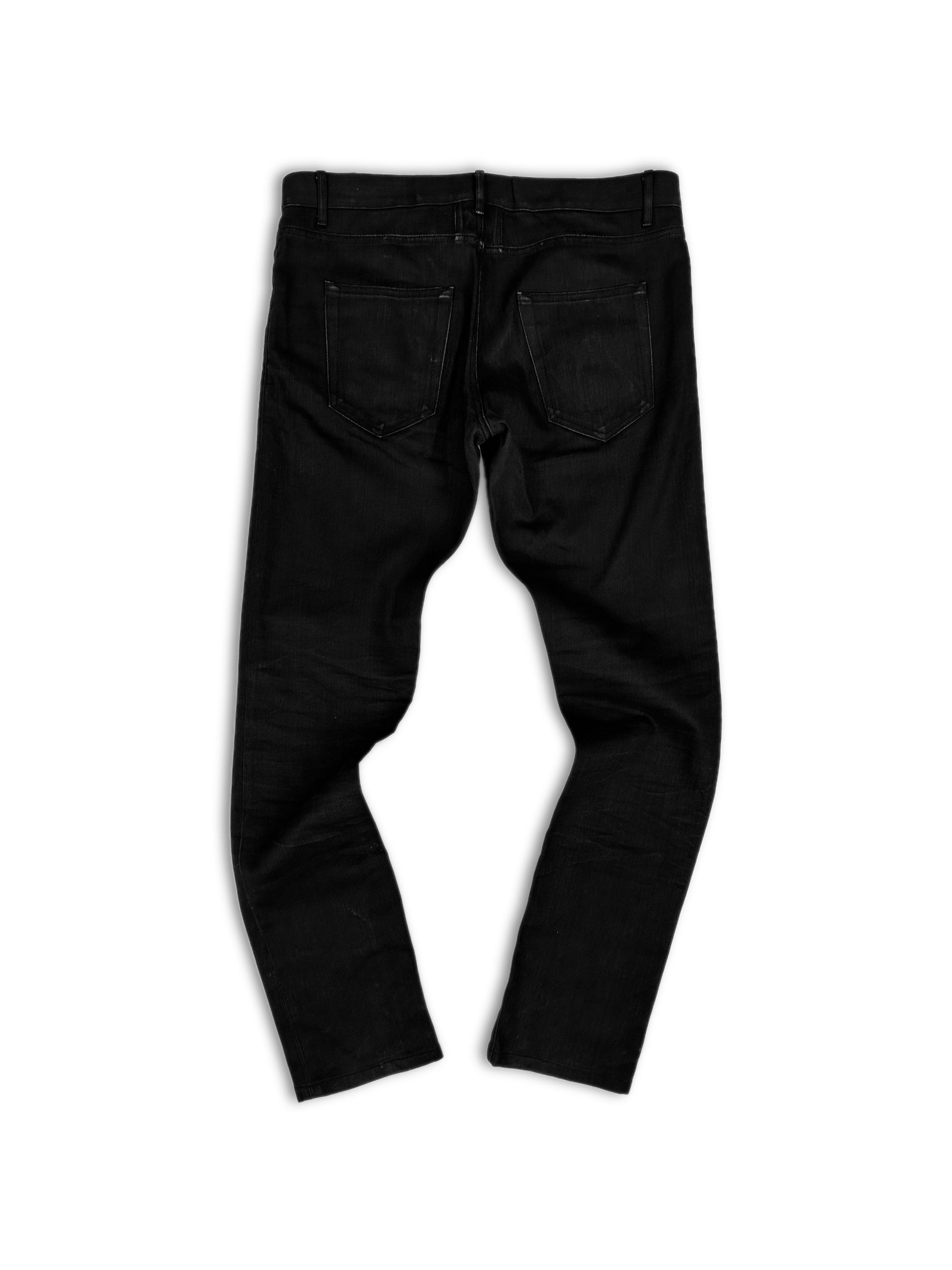 Saint Laurent Paris D02 Black Slim Cut Denim