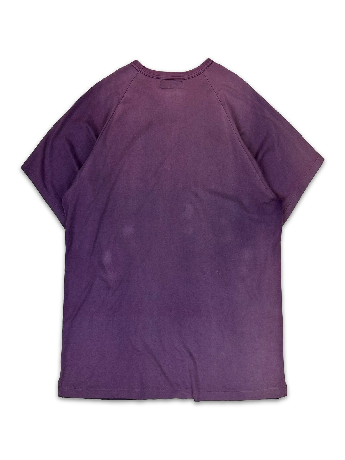 SS02 Yohji Yamamoto ‘Saeko Pig’ Rave LSD Graphic Purple T-Shirt