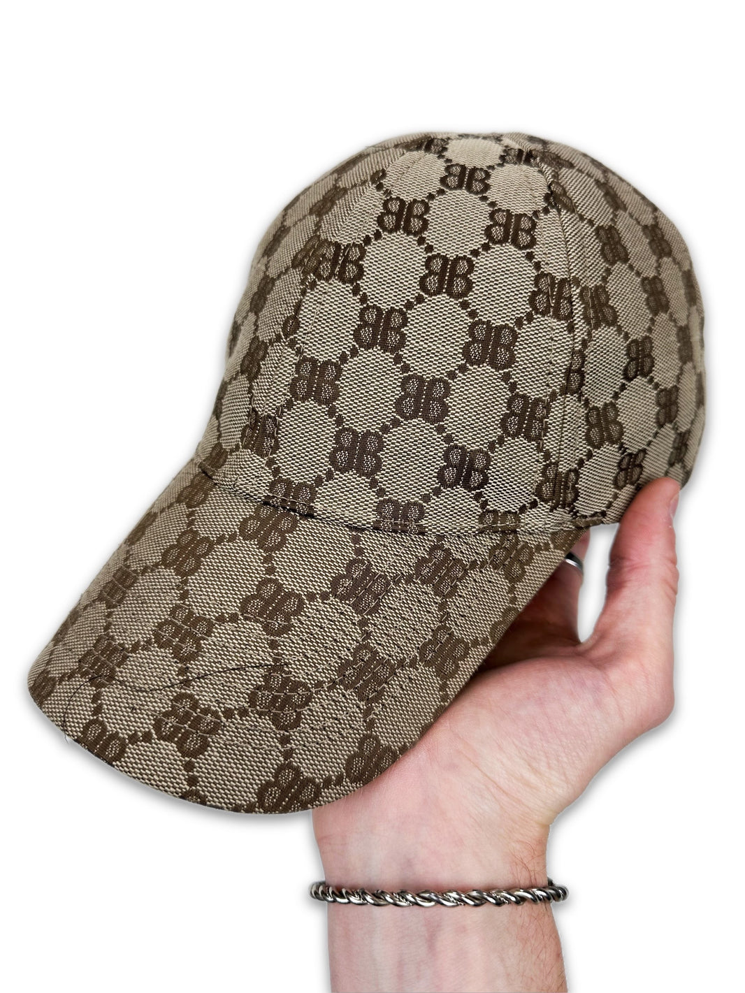 Balenciaga x Gucci ‘Hacker Project’ Monogram Baseball Hat