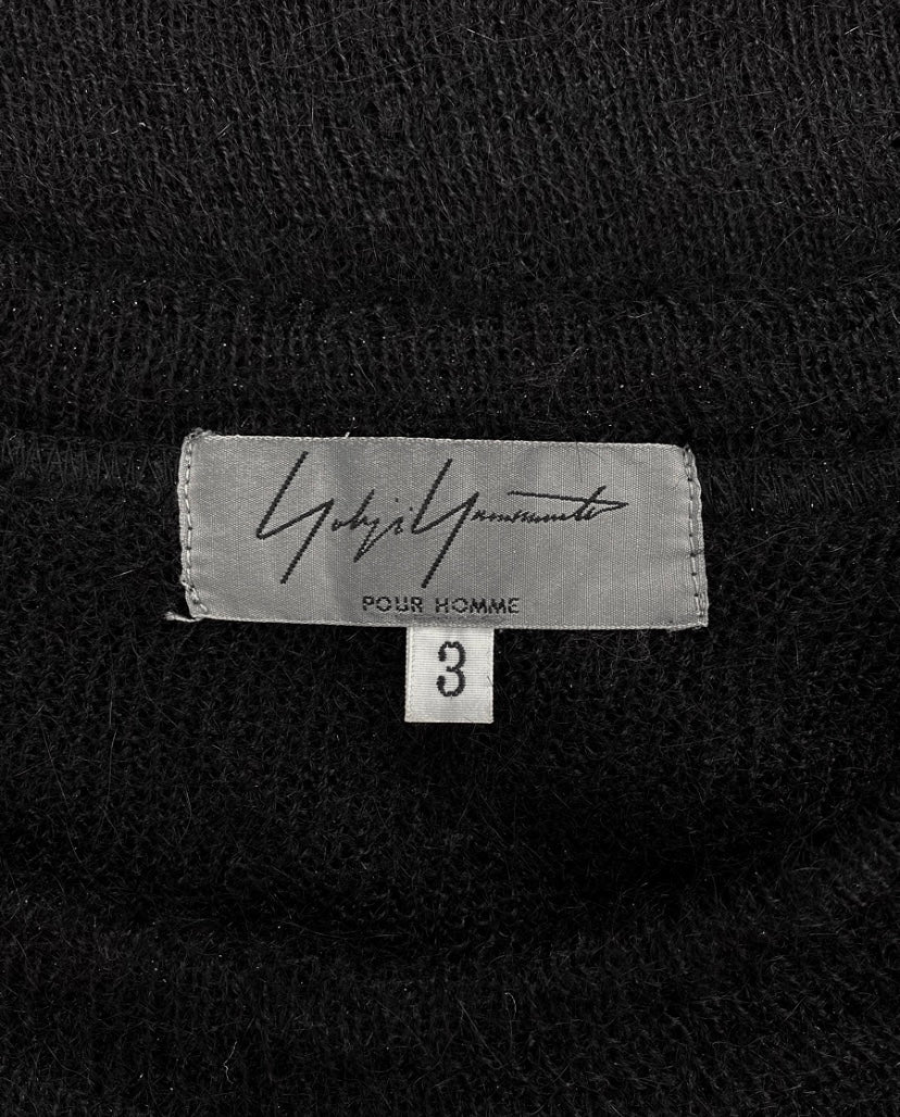 AW04 Yohji Yamamoto Pour Homme Alpaca “Burnt” Knit Sweater