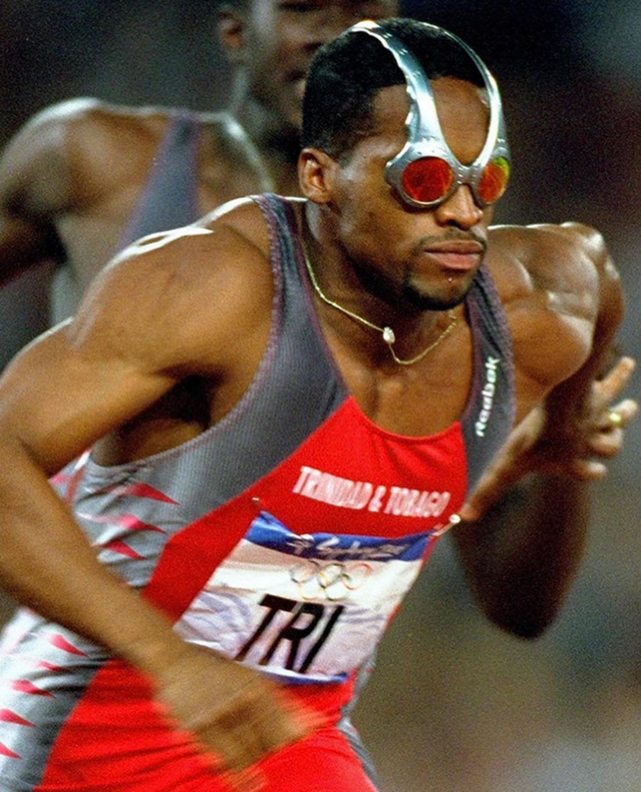 2000 Oakley ‘Over The Top’ Fire Iridium FMJ 5.56 Silver Sunglasses