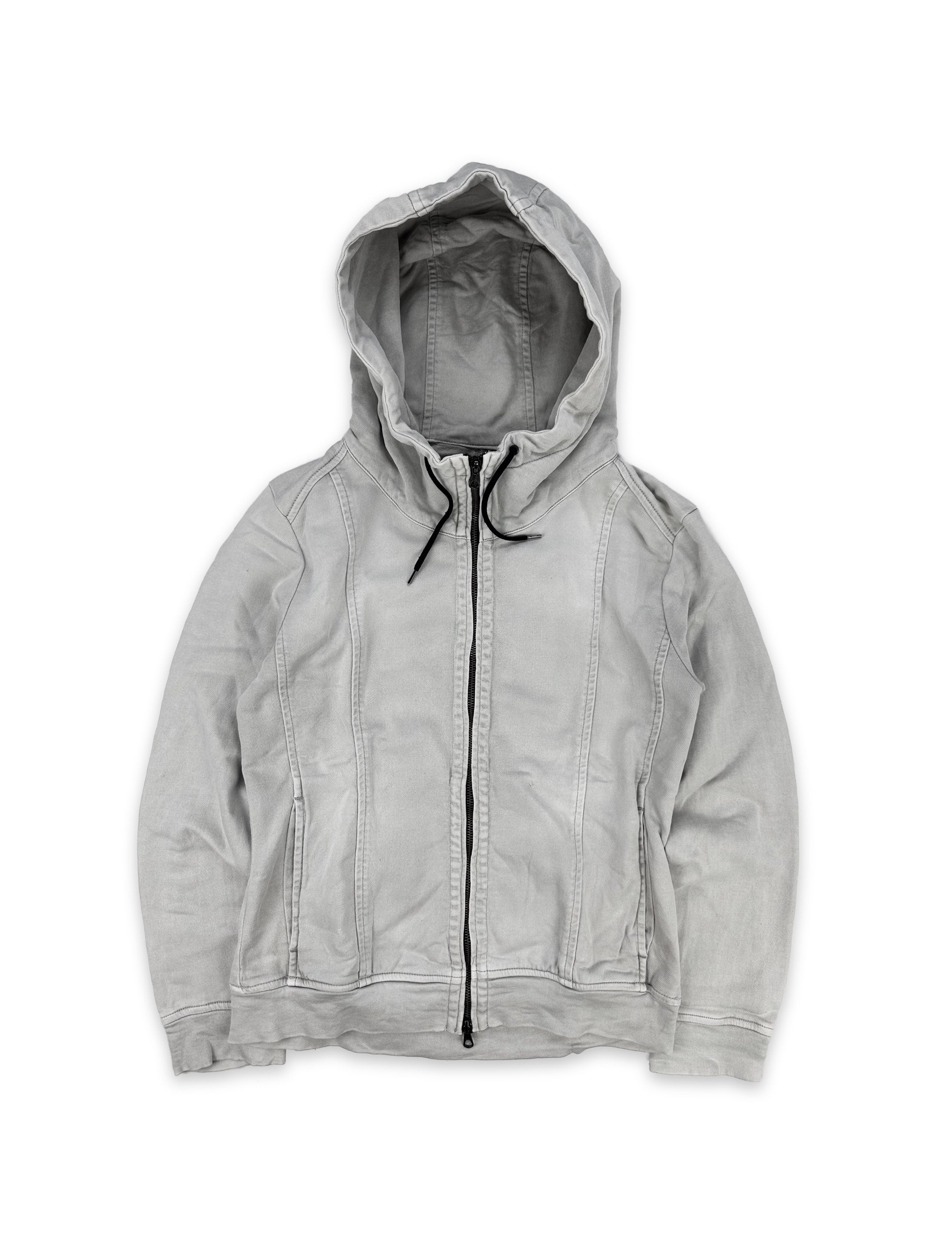 Tete Homme Full Zip Reinforced Slate Grey Hoodie