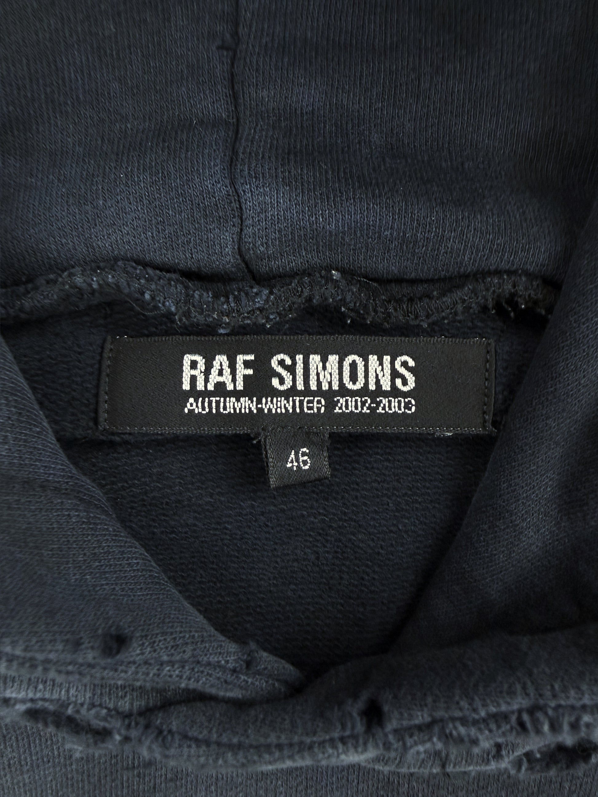 AW02 Raf Simons ‘Virginia Creeper’ Sun Faded Roots Hoodie