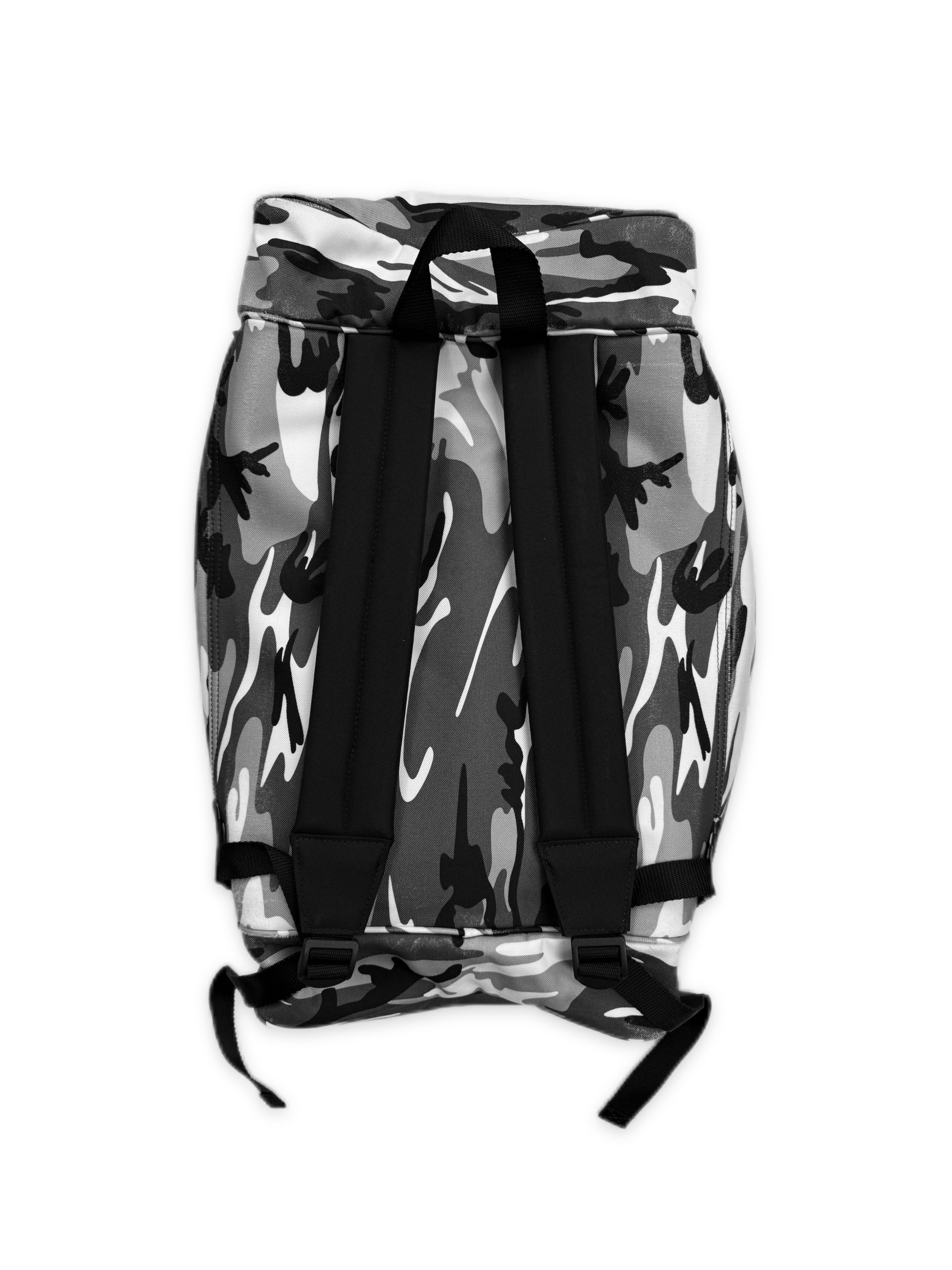 AW21 Balenciaga ‘Snow Camo’ Convertible Duffle  Backpack