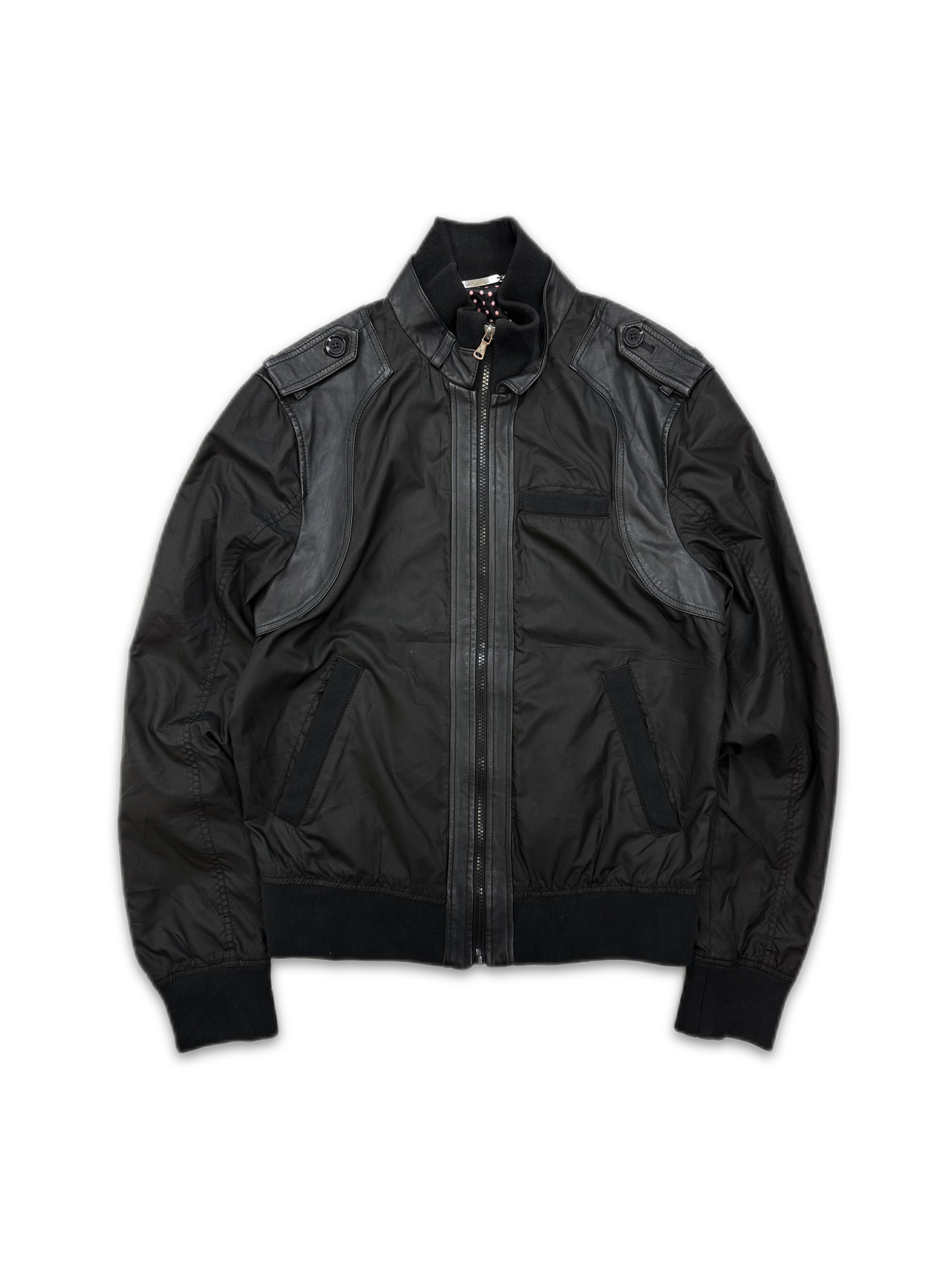 00s Dolce & Gabbana Black Technical Nylon Jacket