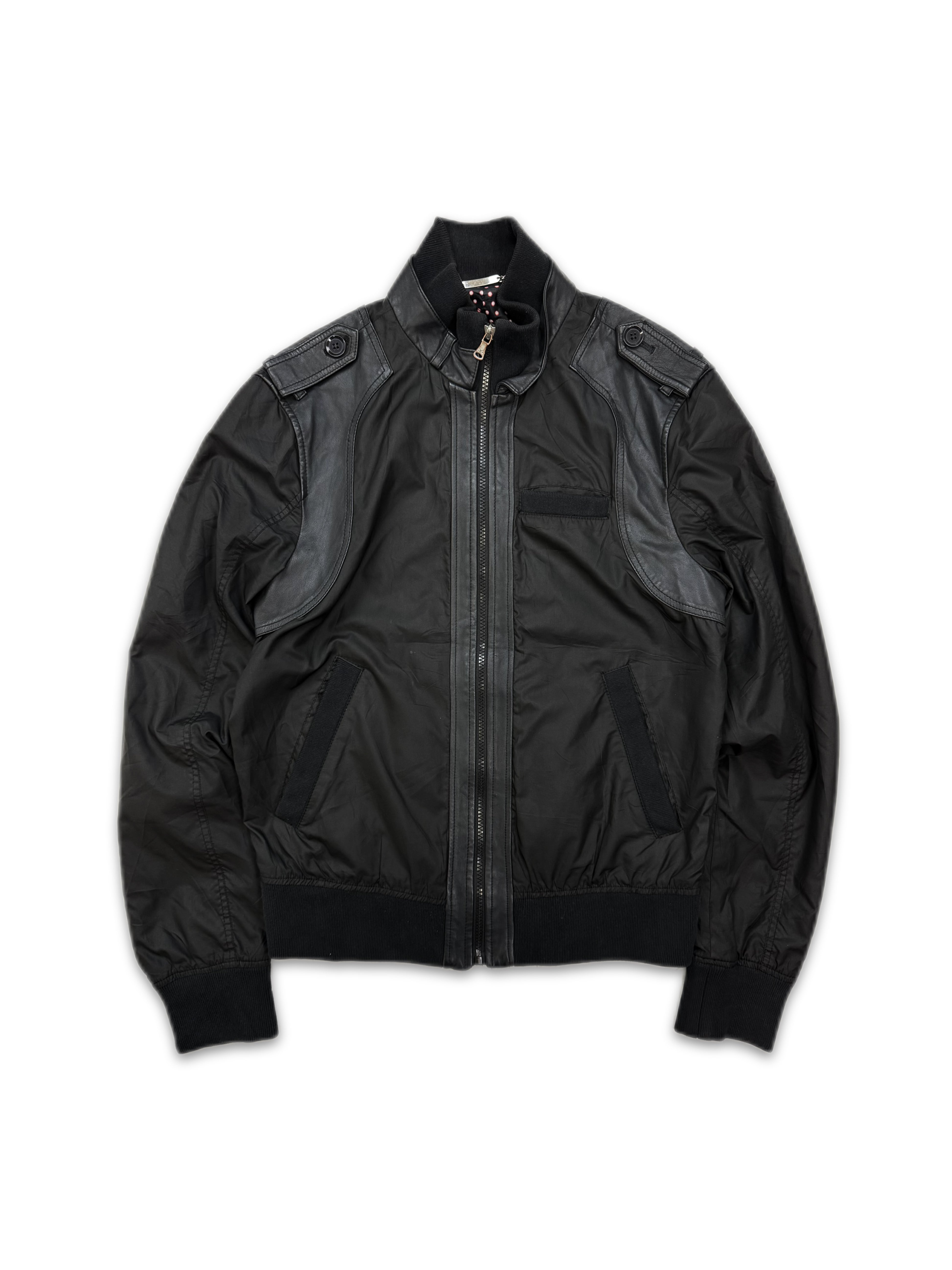 00s Dolce &amp; Gabbana Black Technical Nylon Jacket
