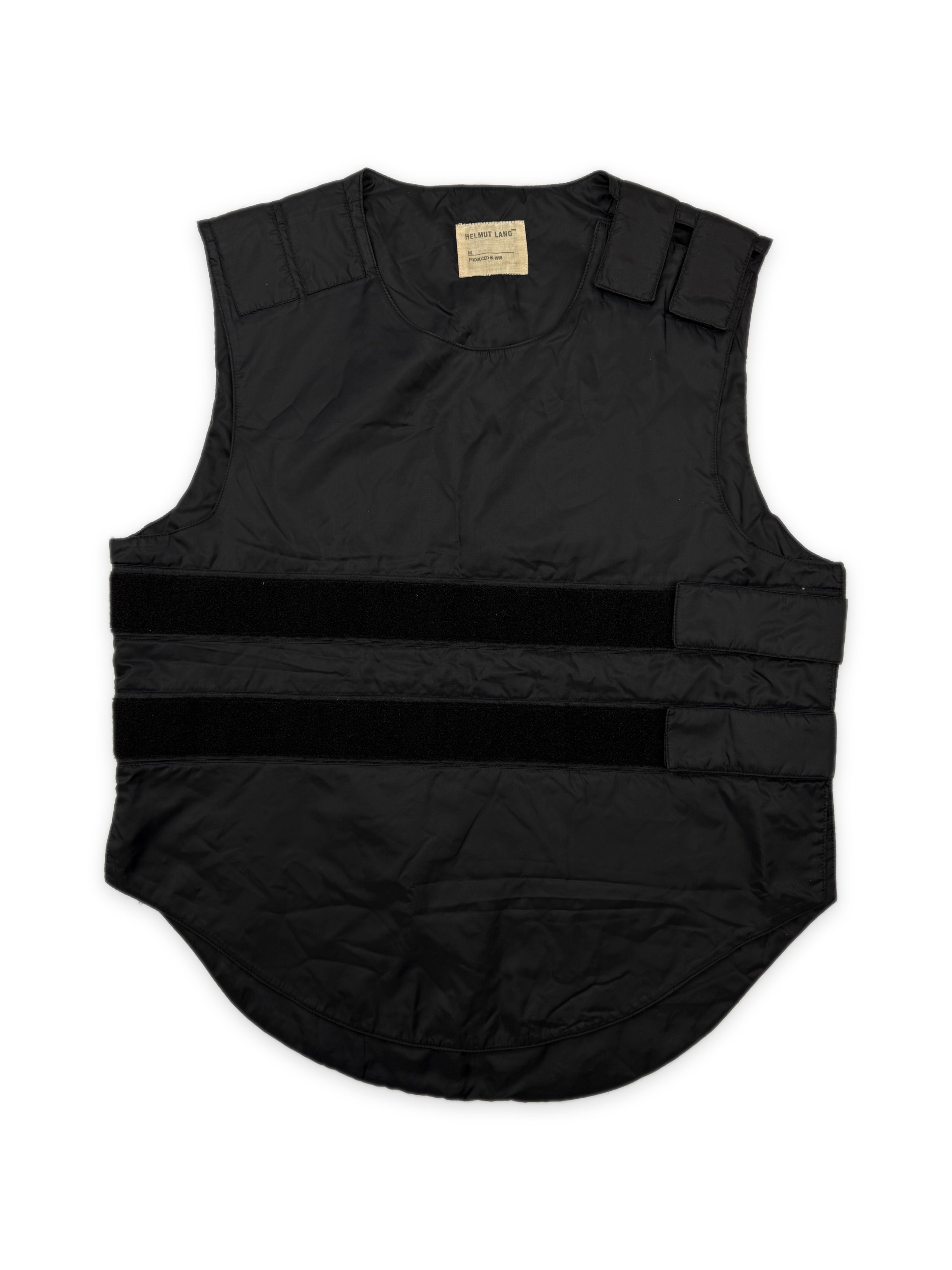 AW98 Helmut Lang Bulletproof Ballistic Nylon Black Military Vest