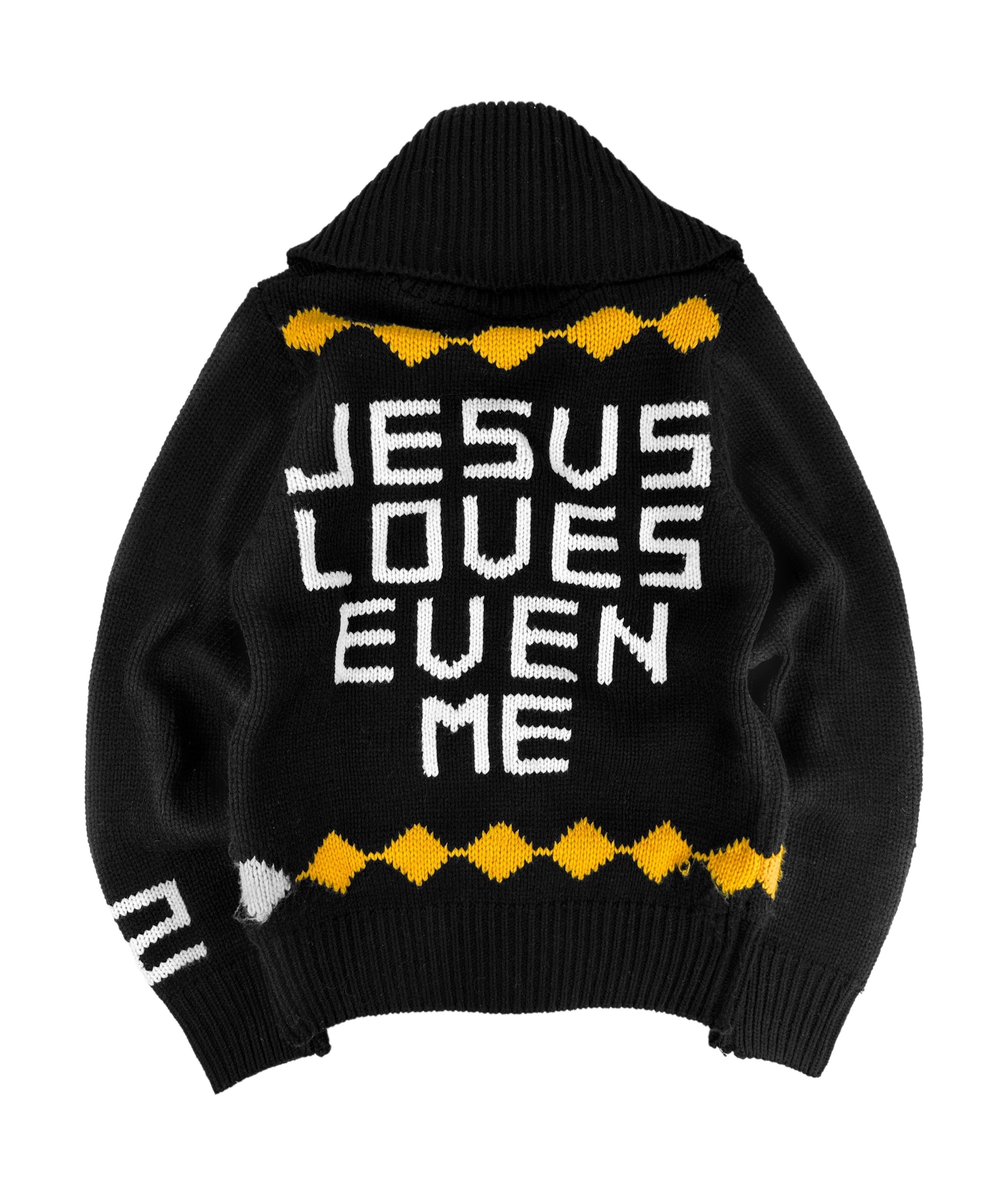 AW05 Dsquared2 ‘Jesus Loves Even Me’ Church Knitted Cowichan