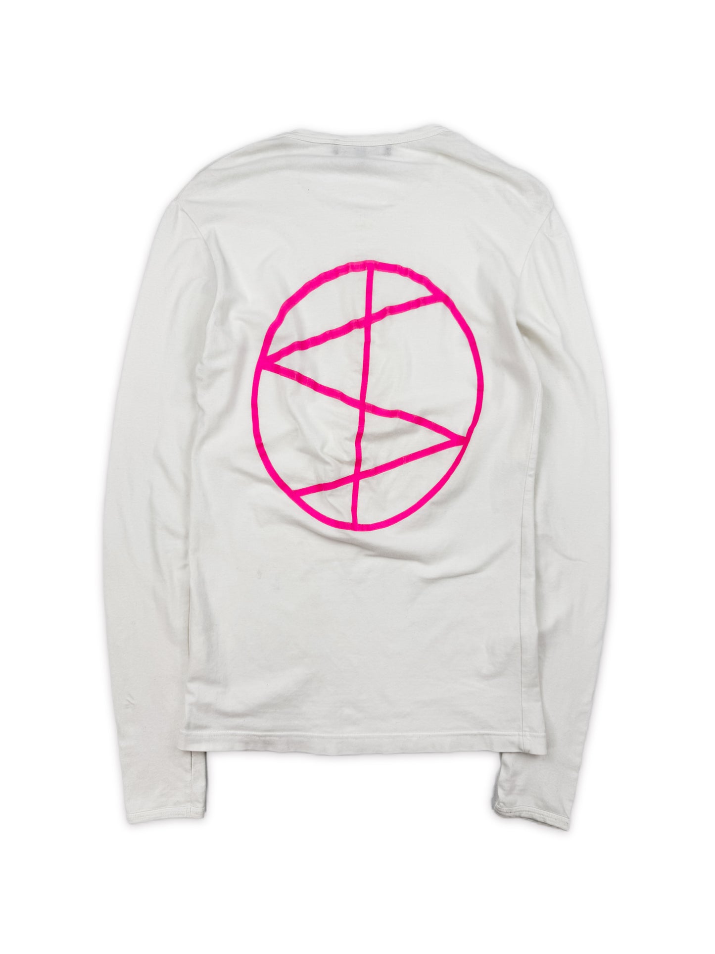 SS03 Raf Simons ‘Consumed’ White Membership Pending Long Sleeve Shirt