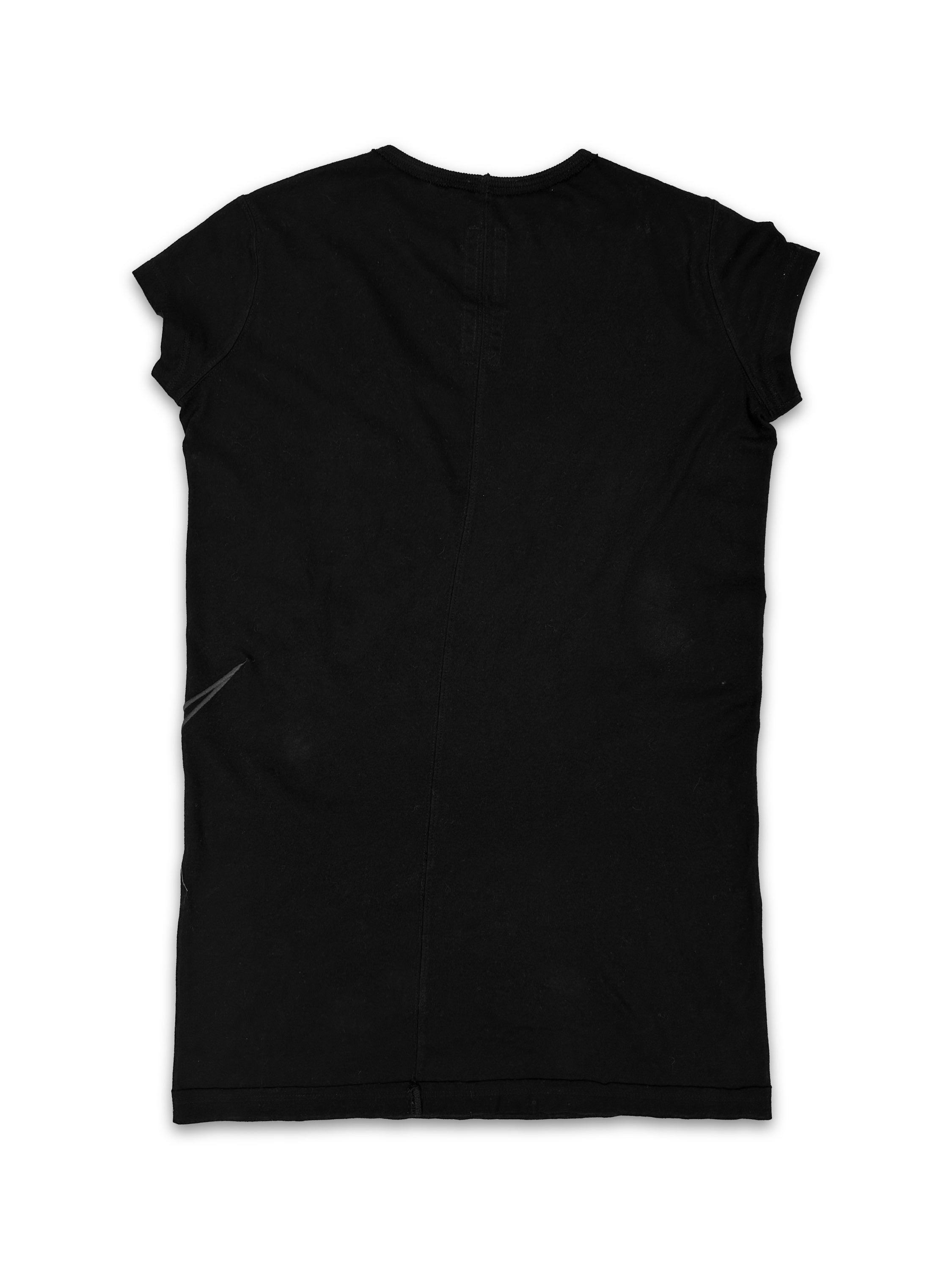 SS19 Rick Owens ‘Babel’ Black Embroidered Geometric Tank Top