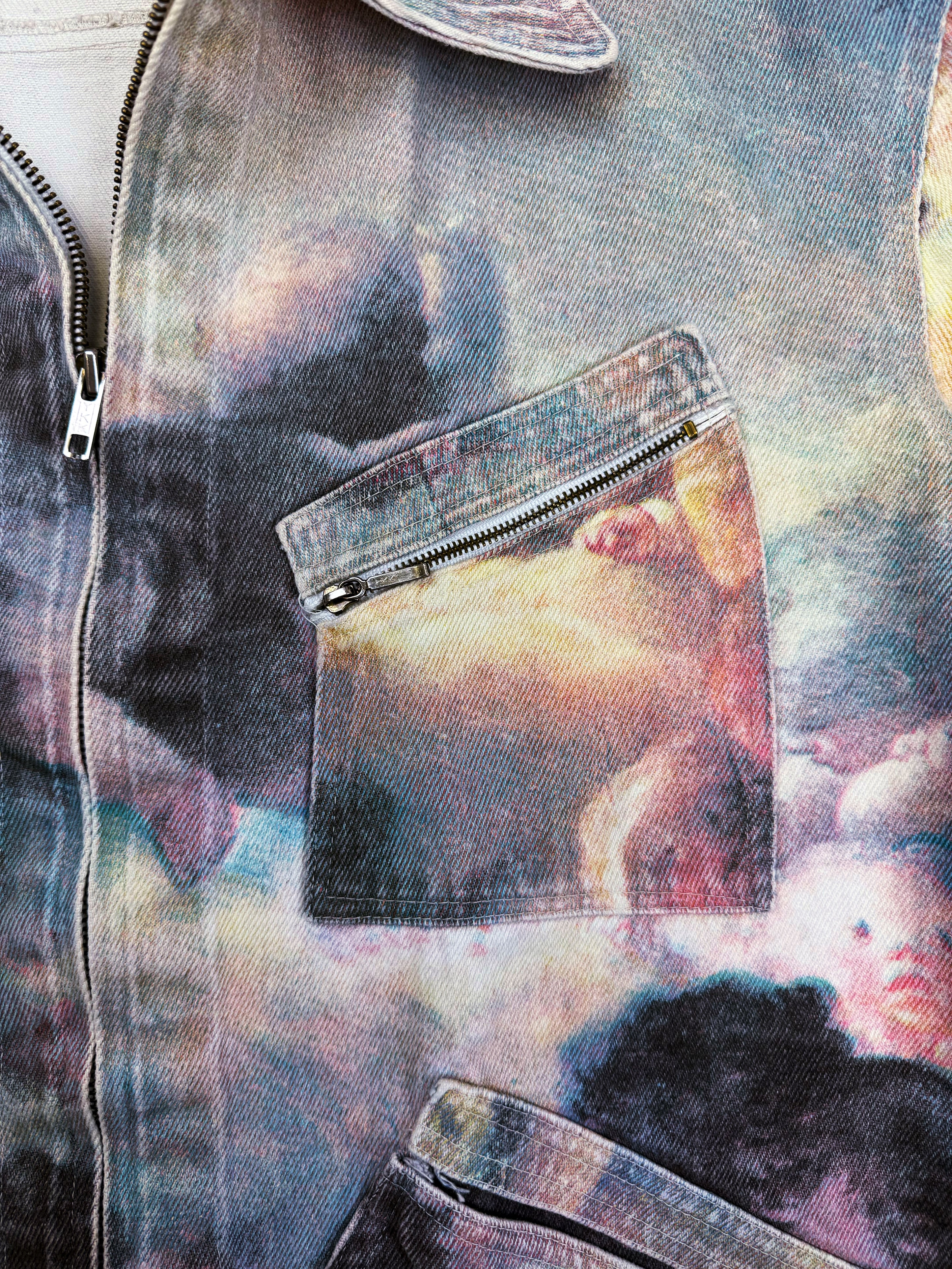 AW91 Vivienne Westwood ‘Swarm of Cupids’ Cherub Full Print Denim Jacket