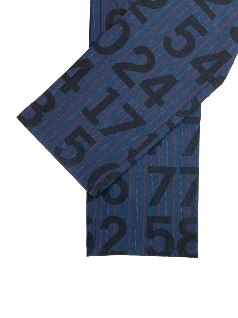 SS03 Junya Watanabe Man “Numbers” Monogram Trousers