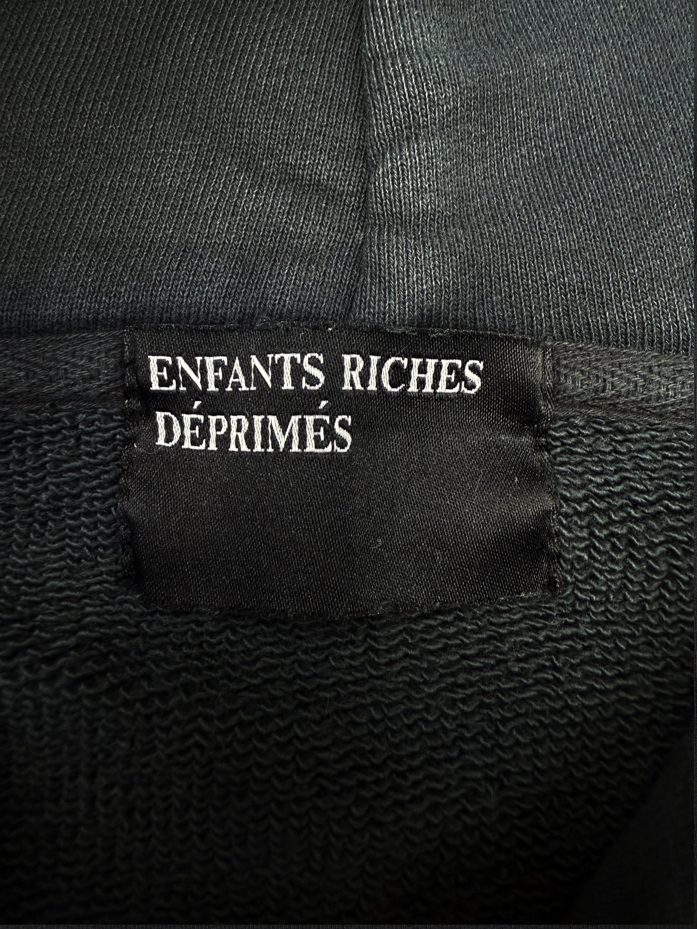 AW23 Enfants Riches Deprimes ‘Ticket to Death’ Cropped Hoodie
