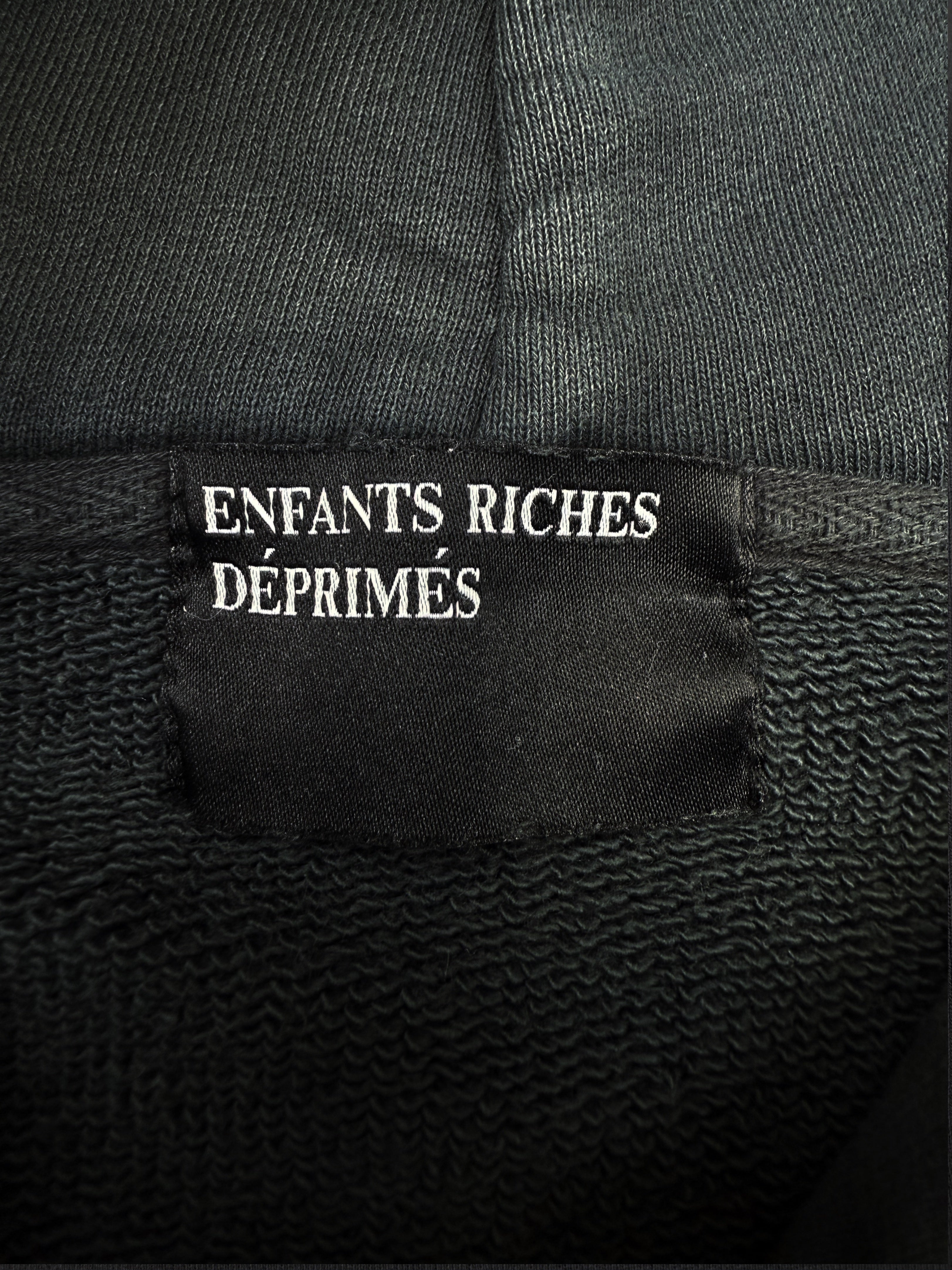 AW23 Enfants Riches Deprimes ‘Ticket to Death’ Cropped Hoodie