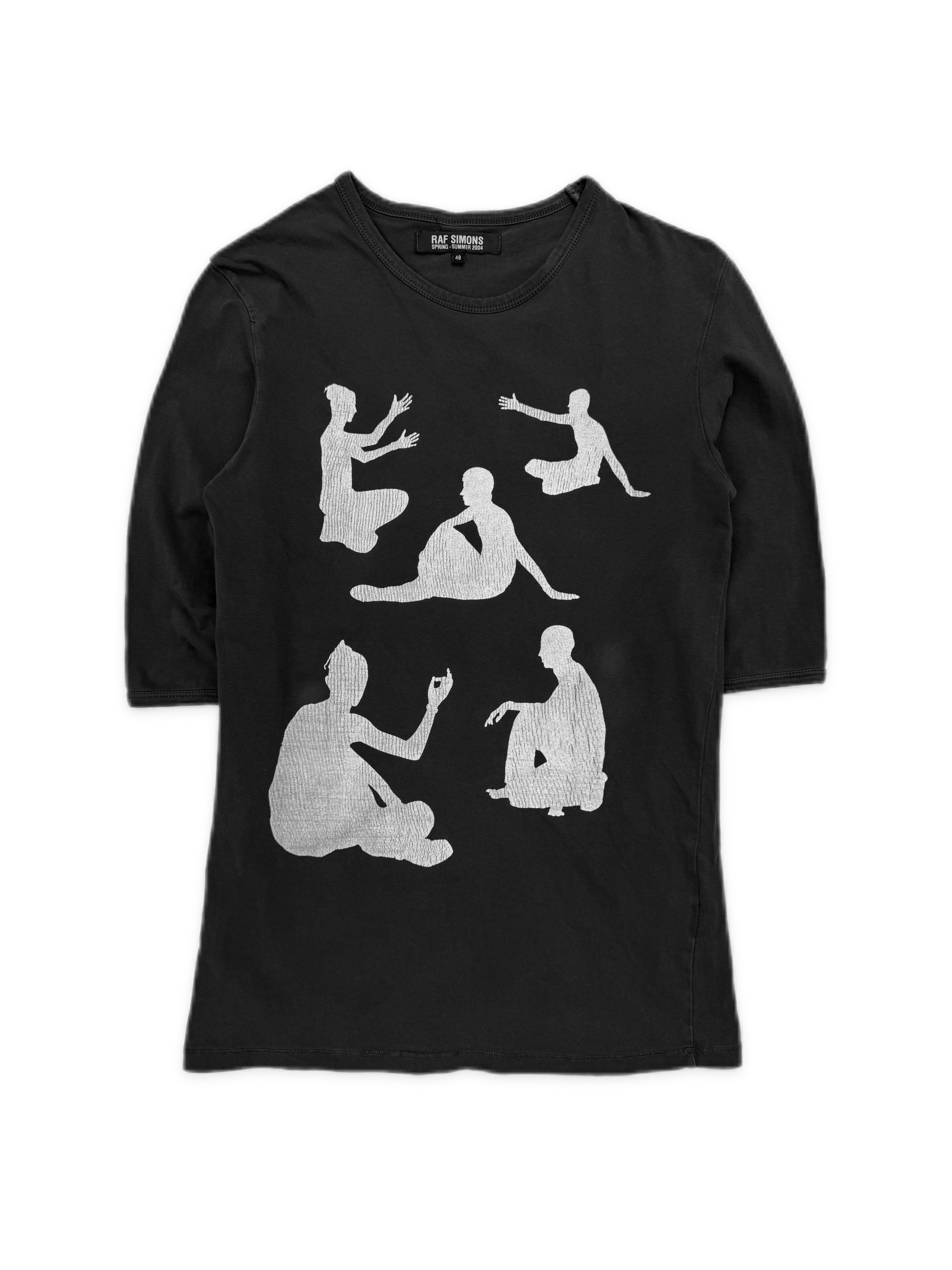 SS04 Raf Simons ‘MTCBU’ Yoga Siddhartha Grey T-Shirt