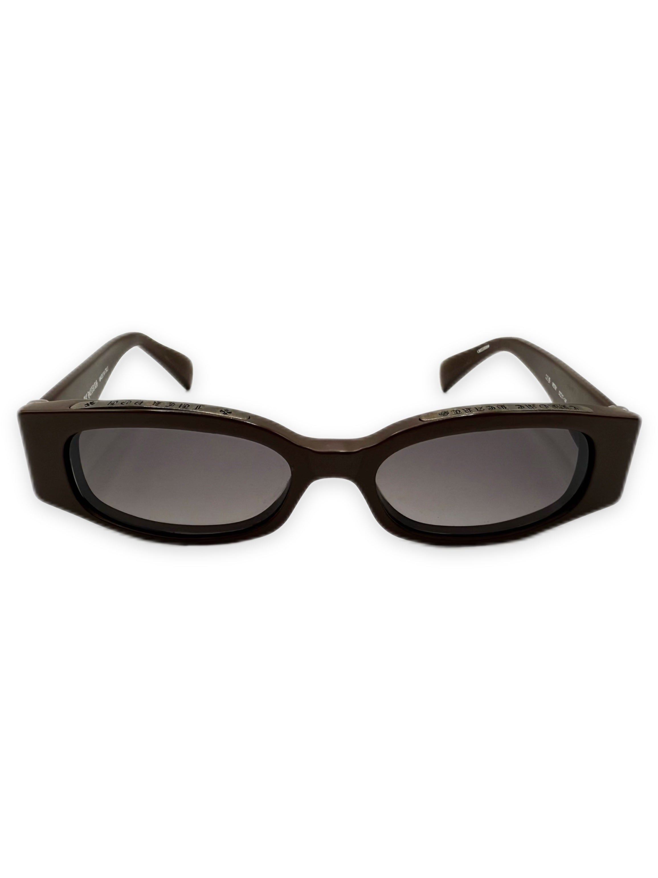 Chrome Hearts Mocha Lord’n Oval ‘Fuck You’ Sunglasses