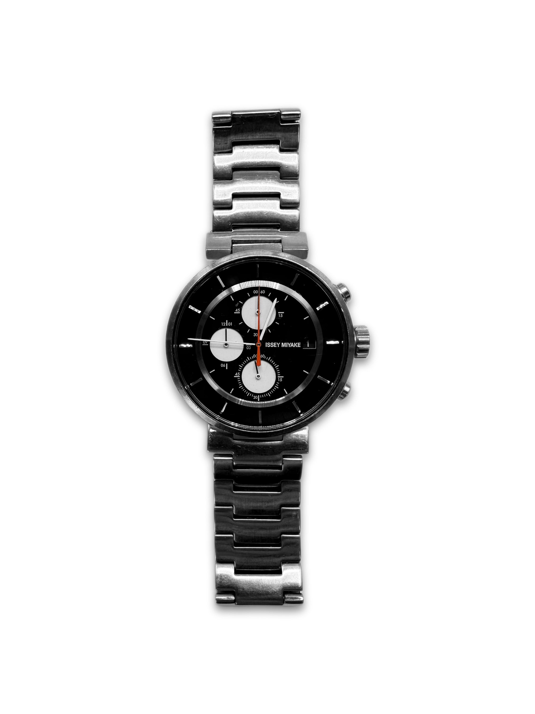 00s Issey Miyake by Satoshi Wada Triple Chronograph Wrist Watch