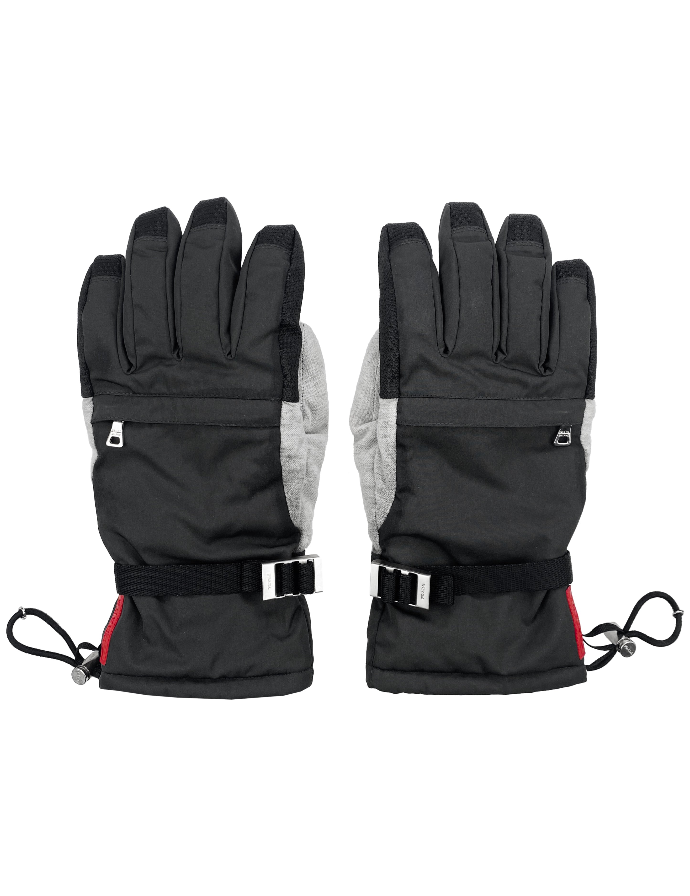 2000’s Prada Sport Stash Pocket Padded Gloves