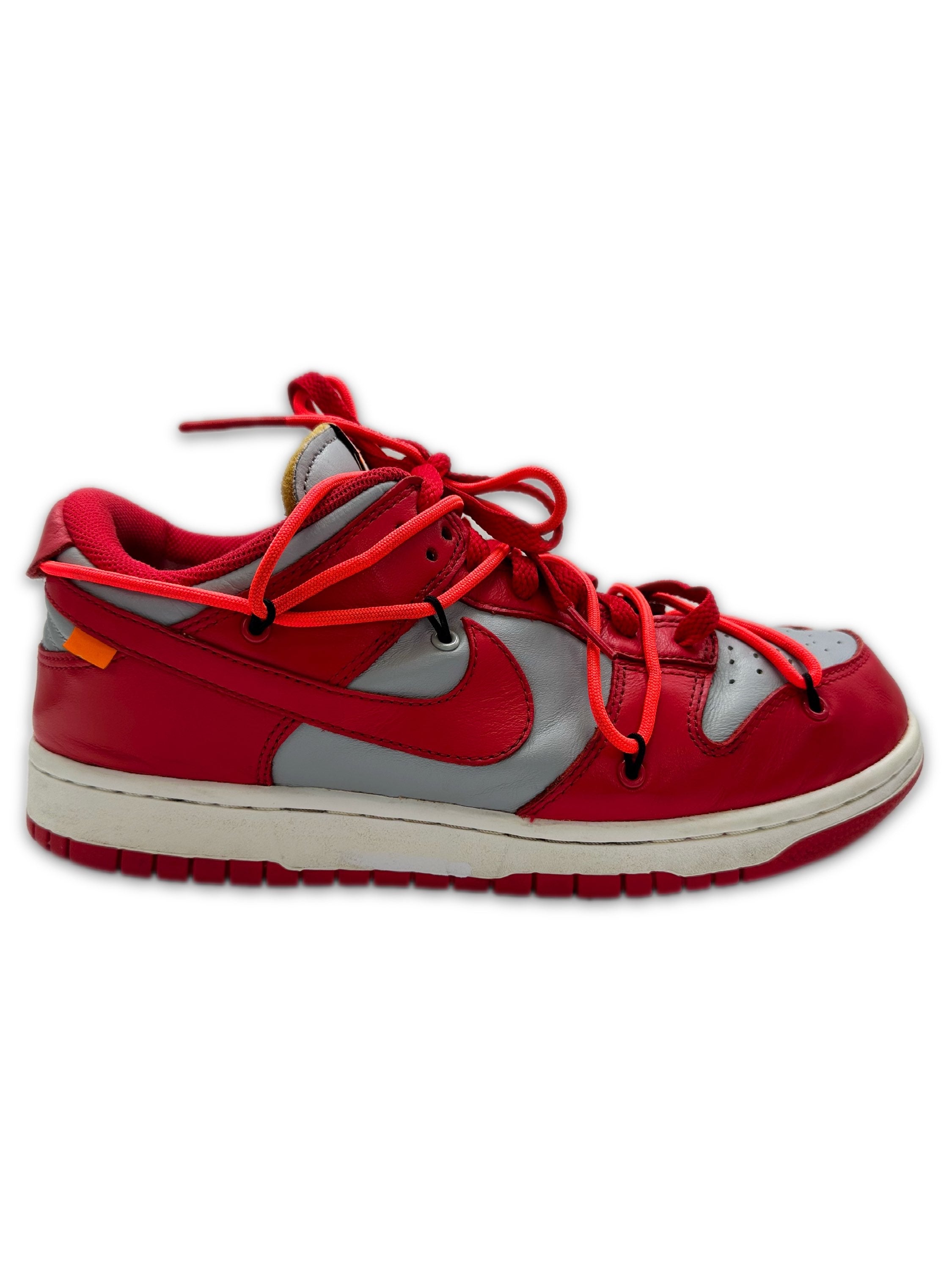 Off-White X Nike ‘University Red’ Low-top Leather Sneakers