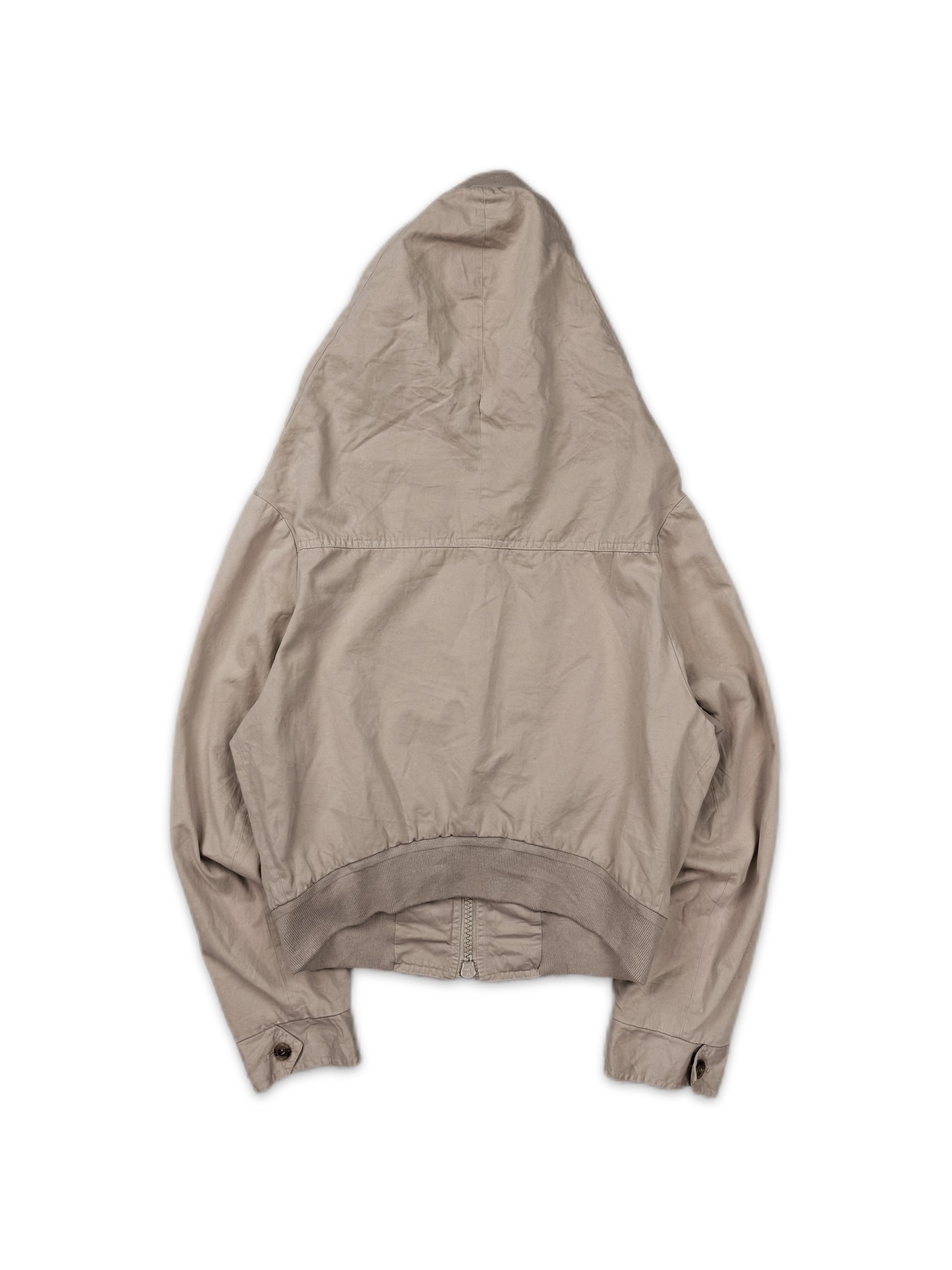 AW05 Maison Margiela ‘Paparazzi’ Hunchback Black Bomber Jacket