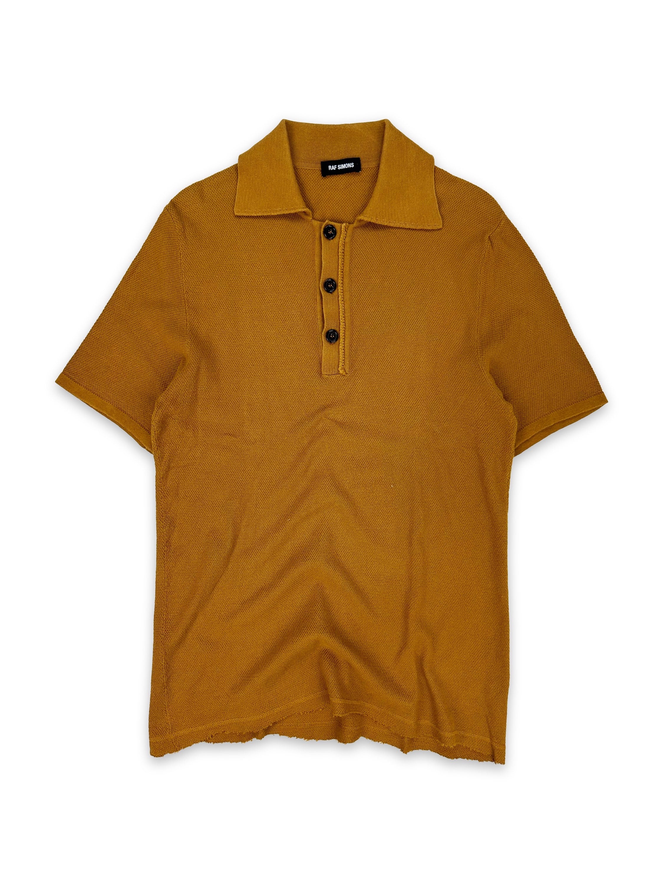 Raf Simons Triple Button Warm Collared Button Up Shirt