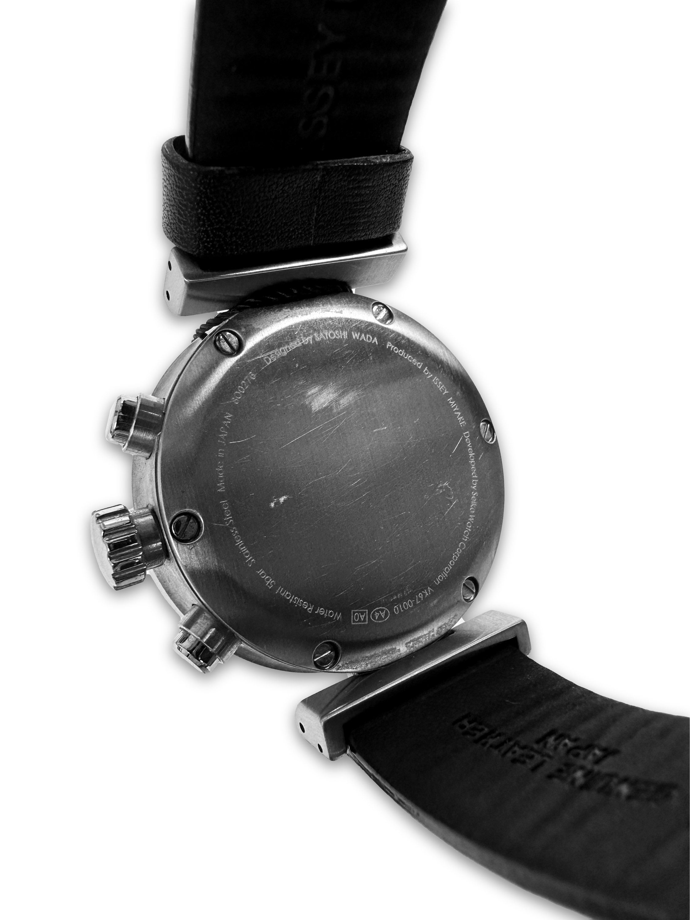 00s Issey Miyake by Satoshi Wada Triple Chronograph Wristwatch