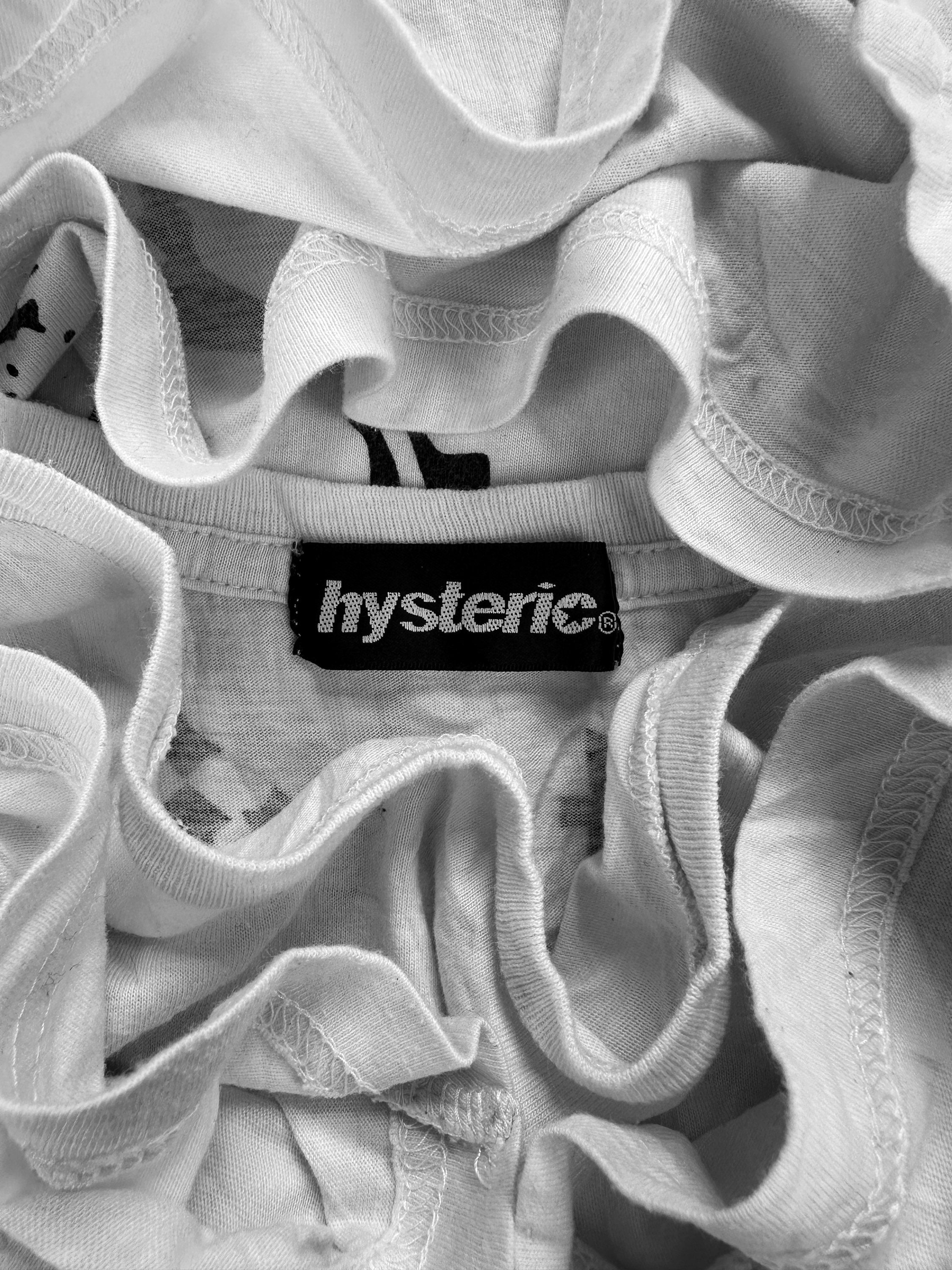 00s Hysteric Glamour ‘Show Girl’ Graphic White T-Shirt