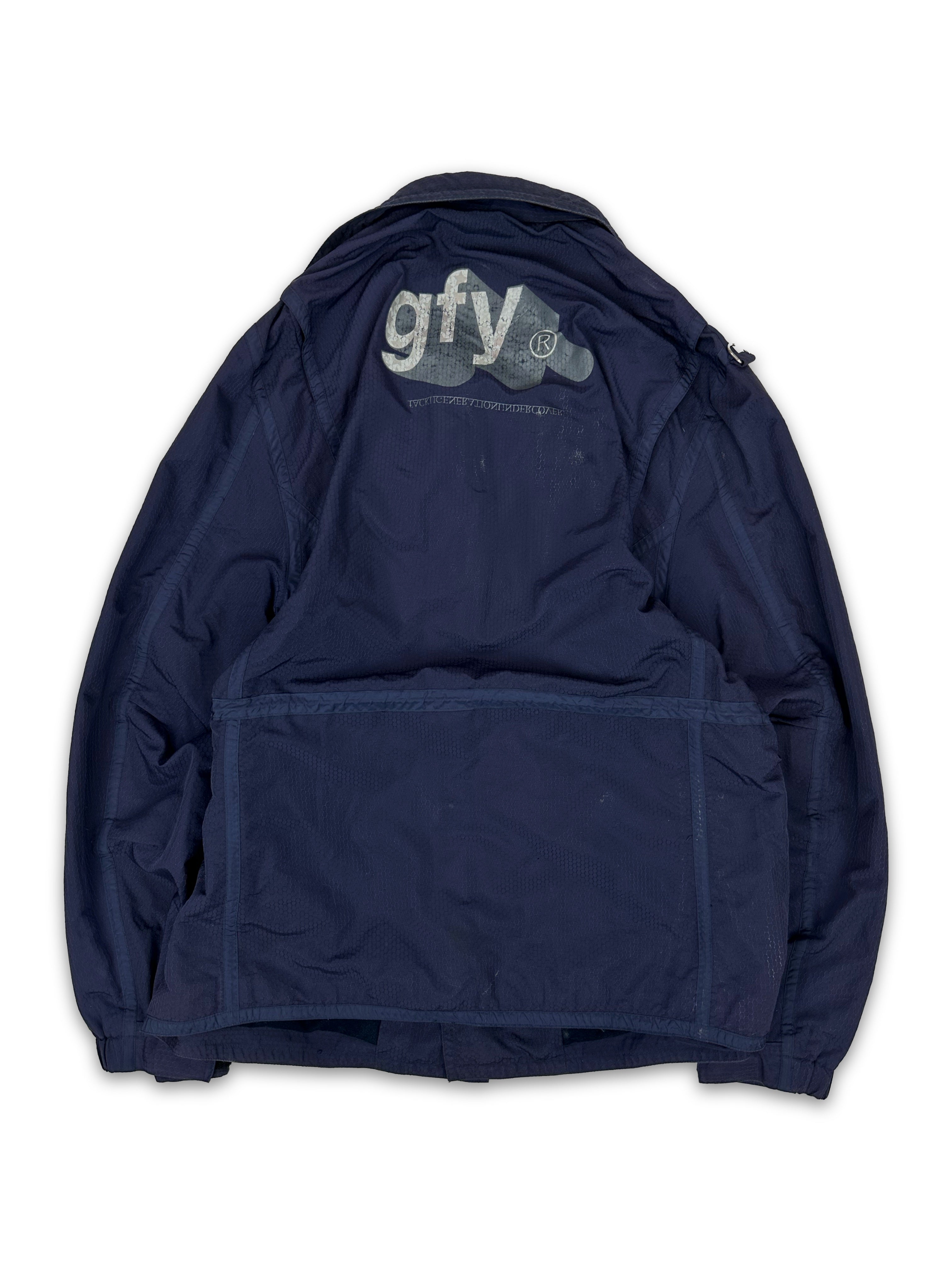 AW00 Undercover ‘Melting Pot’ GFY M-65 Navy Blue Jacket