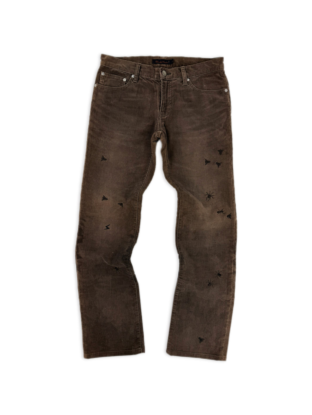 AW06 Undercover ‘Guru Guru’ Bug / Insect Corduroy Brown Pants