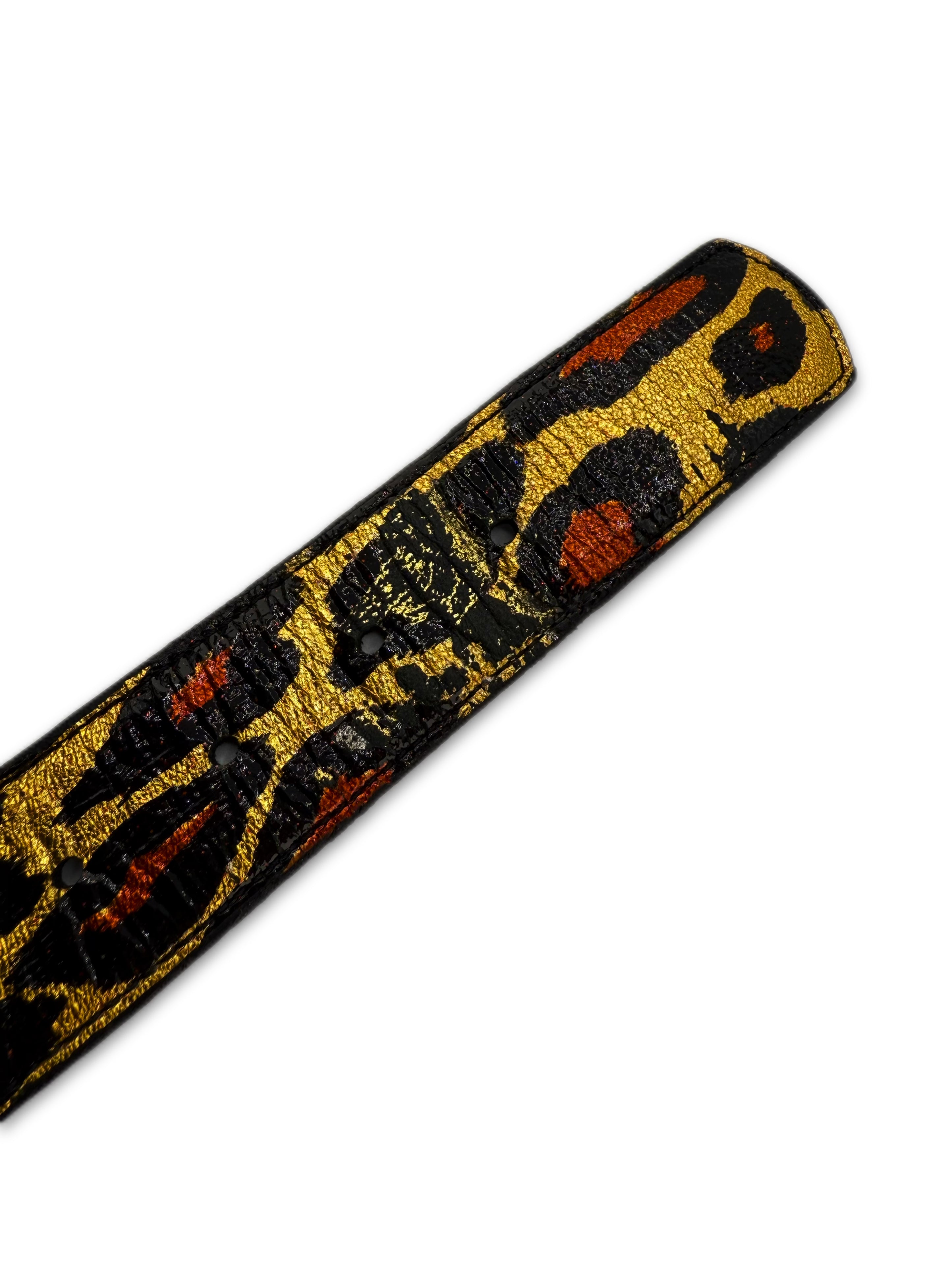 Chrome Hearts ‘Leopard’ Gunslinger Buckle .925 Silver Belt