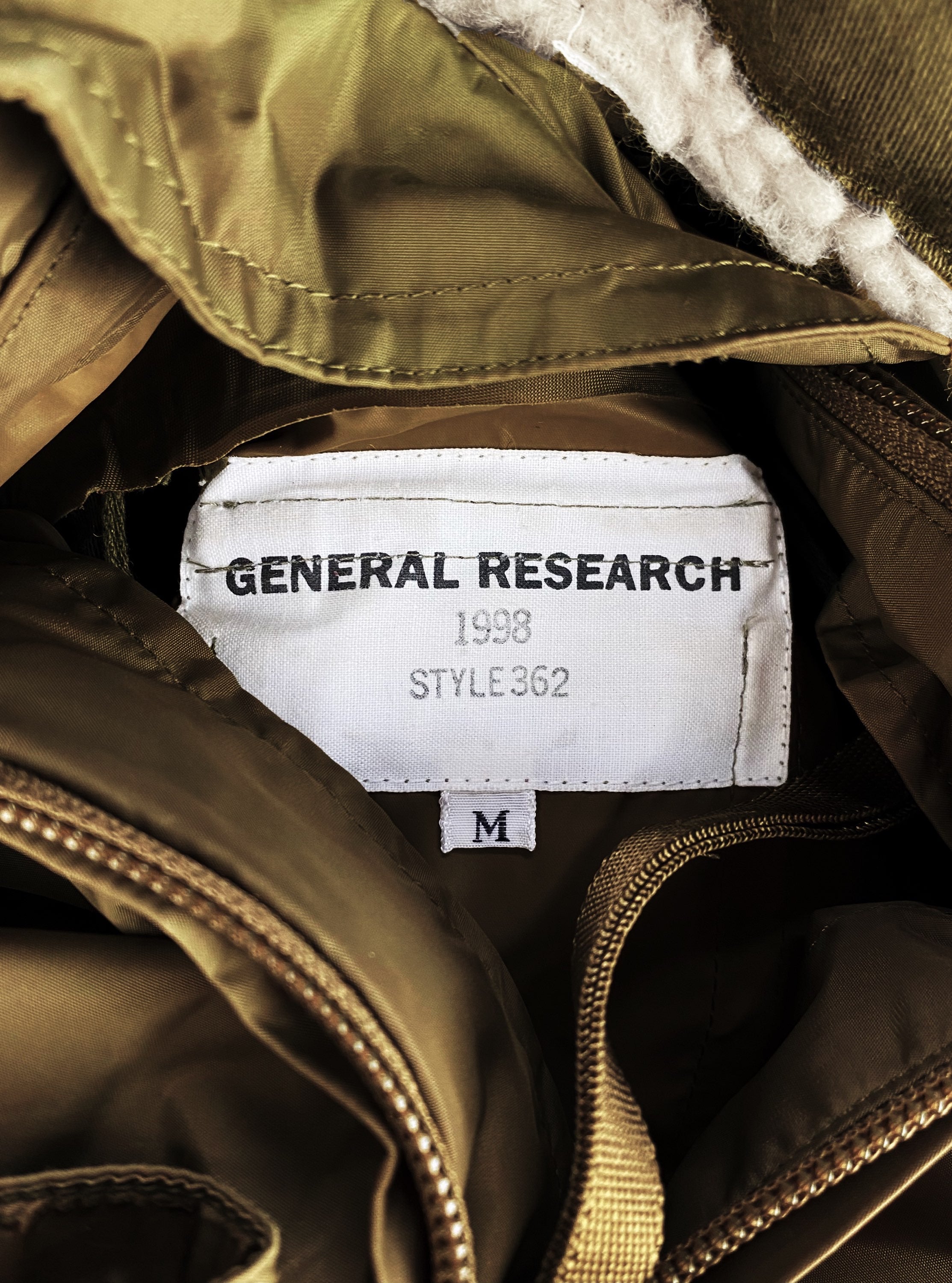 AW98 General Research ‘Parasite’ 42 Pocket Shearling Lined Anorak