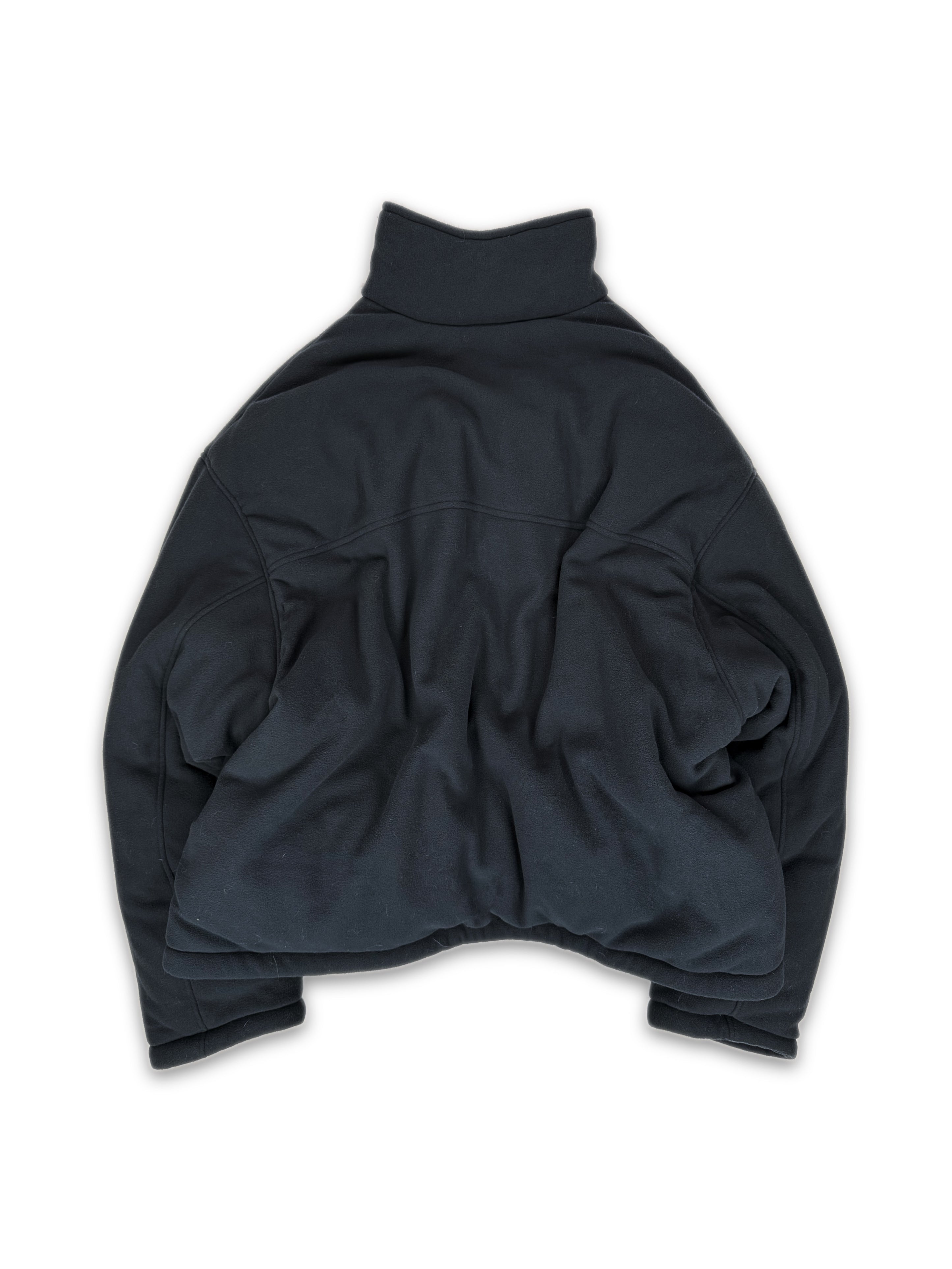 AW22 Balenciaga ‘B’ Logo Reversible Puffer Oversized Fleece Jacket