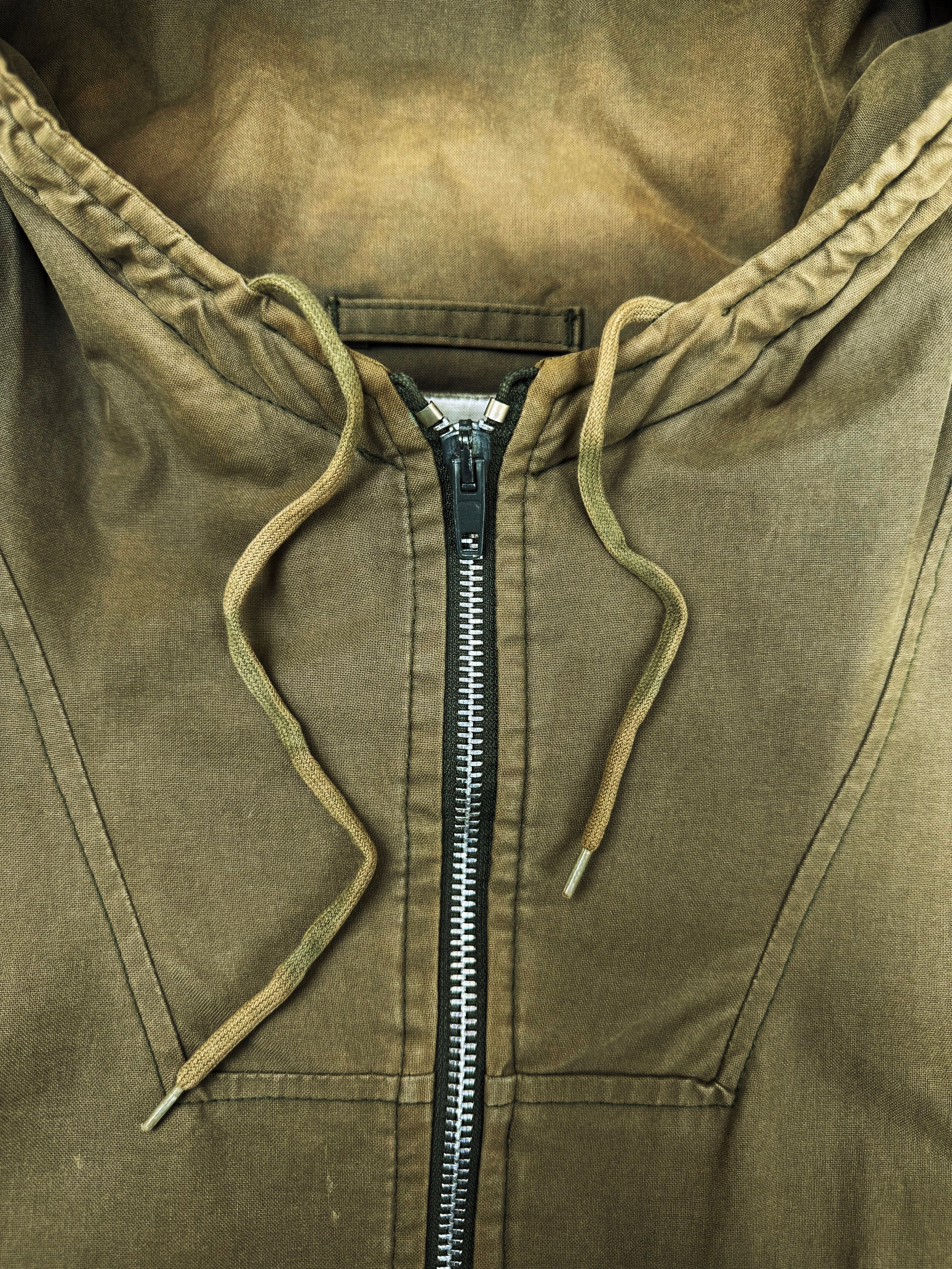AW99 Helmut Lang Olive Cotton One Pocket Padded Jacket