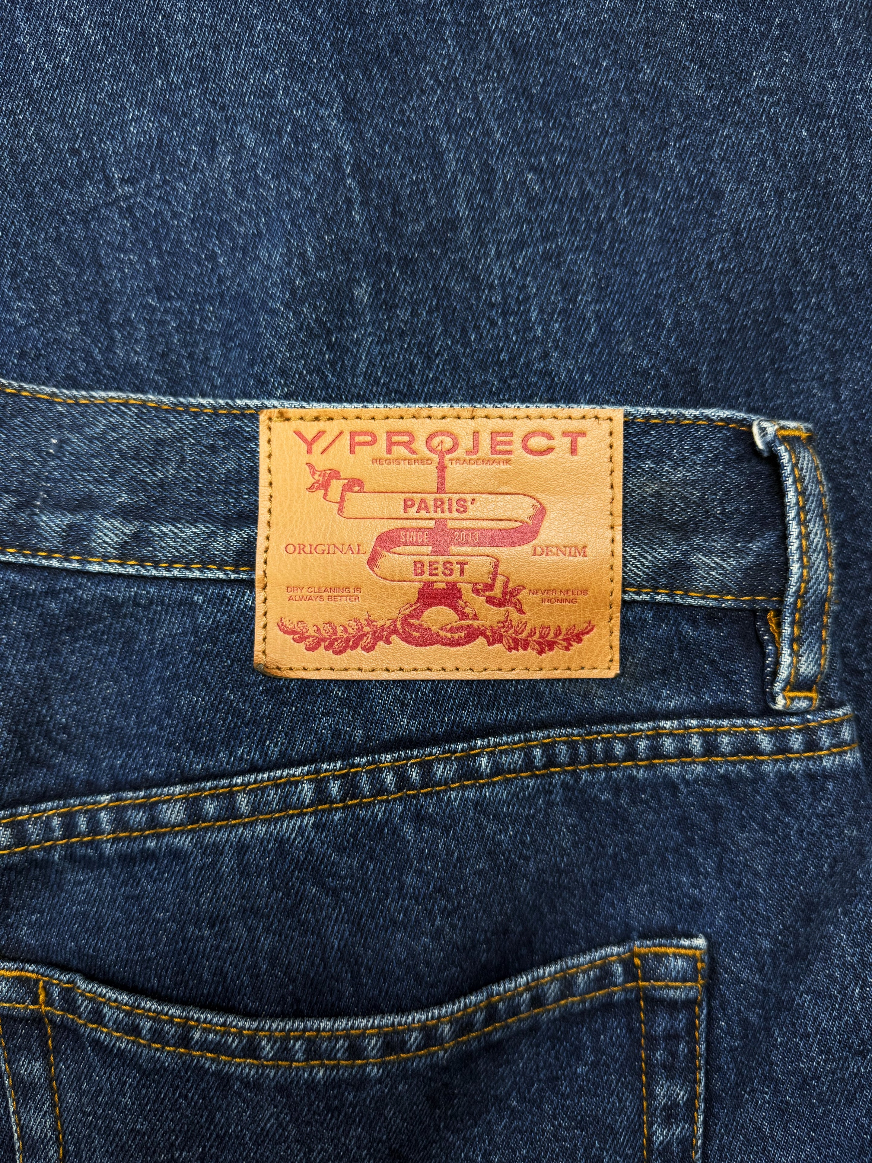 AW21 Y/Project ‘Cowboy’ Indigo Western Transformable Denim