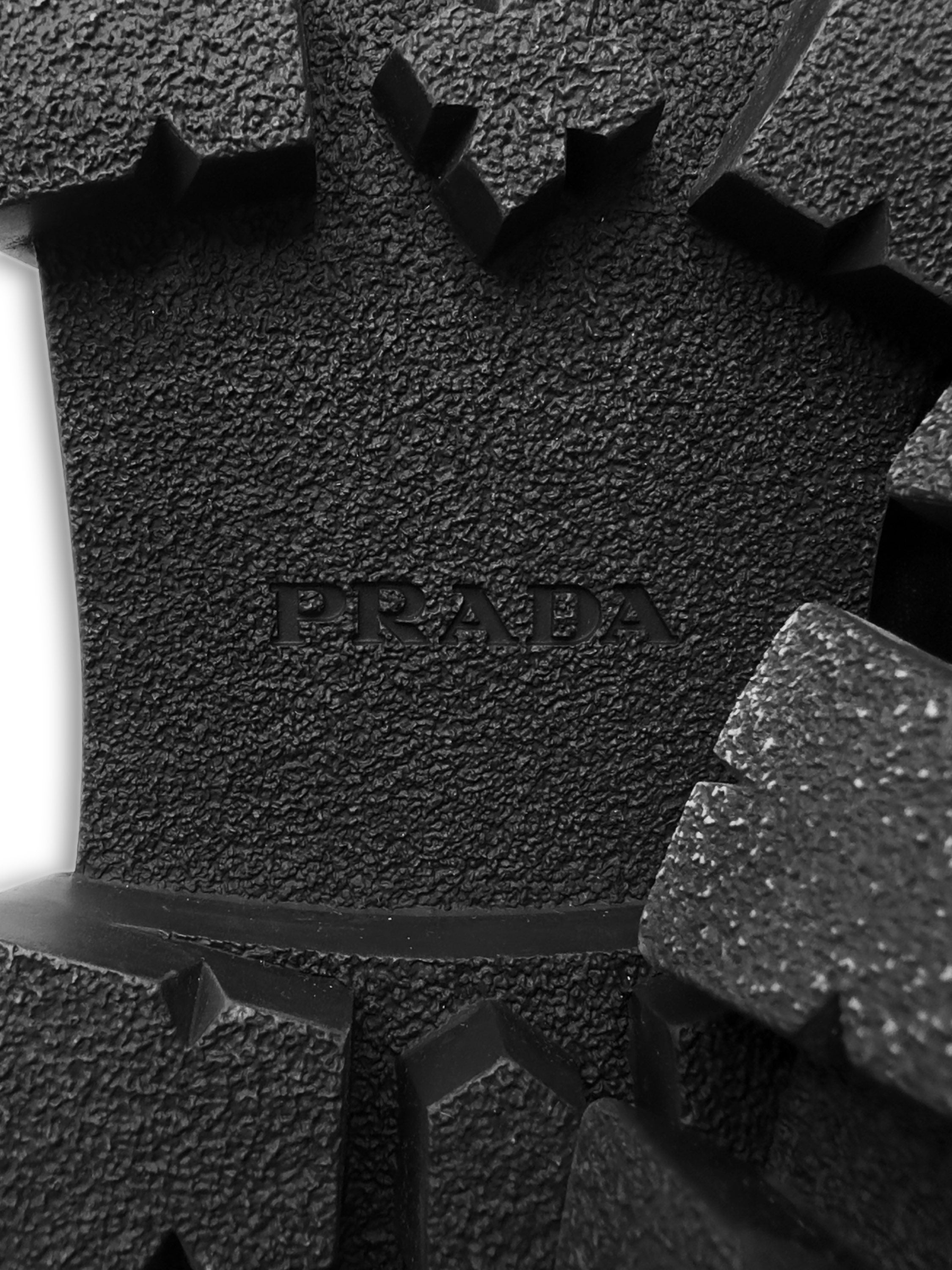 Prada ‘Monolith’ Re-Nylon Gabardine Black Chunky Boots