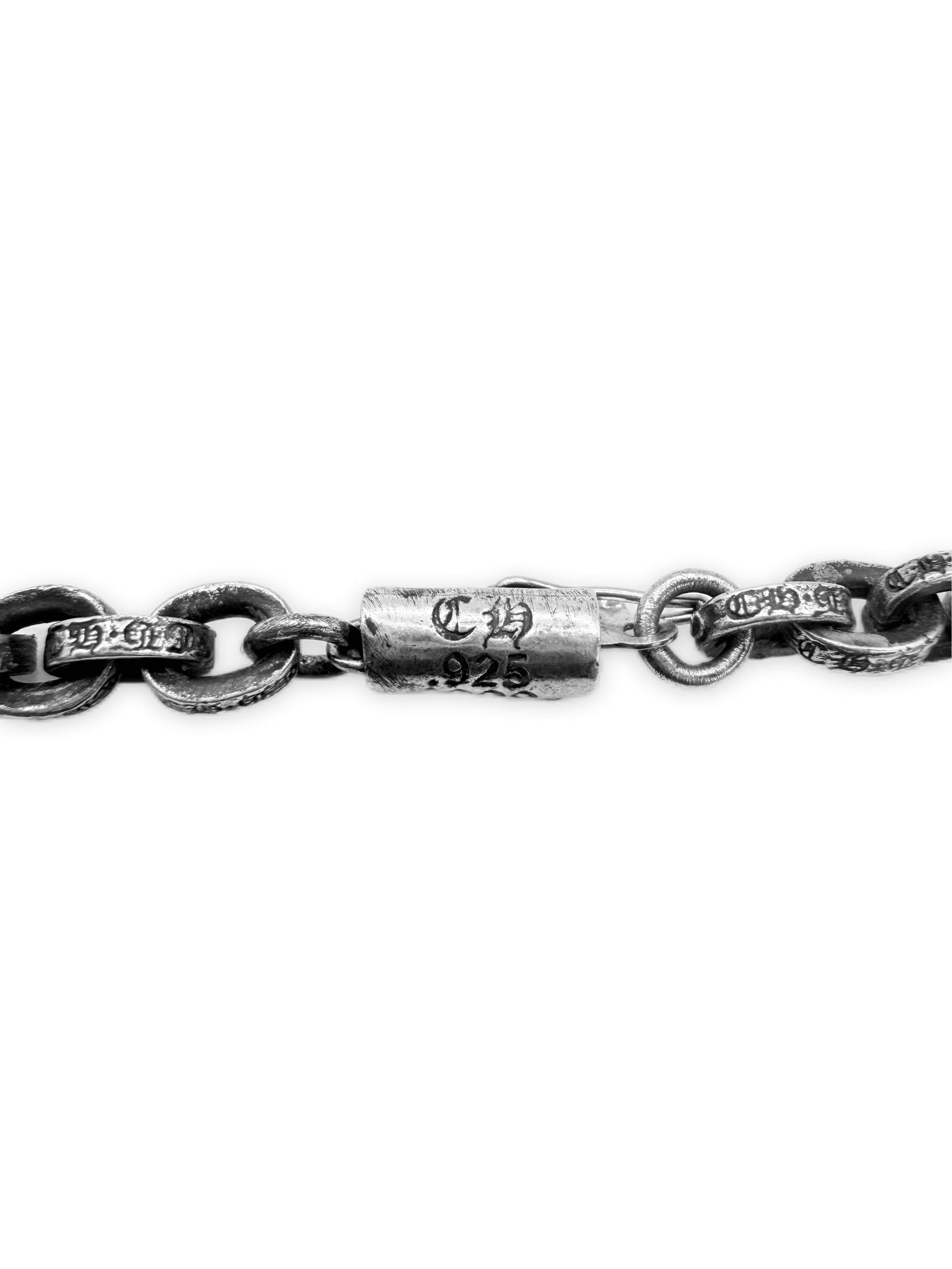 Chrome Hearts Cross Bail Paper Chain 18 in Necklace