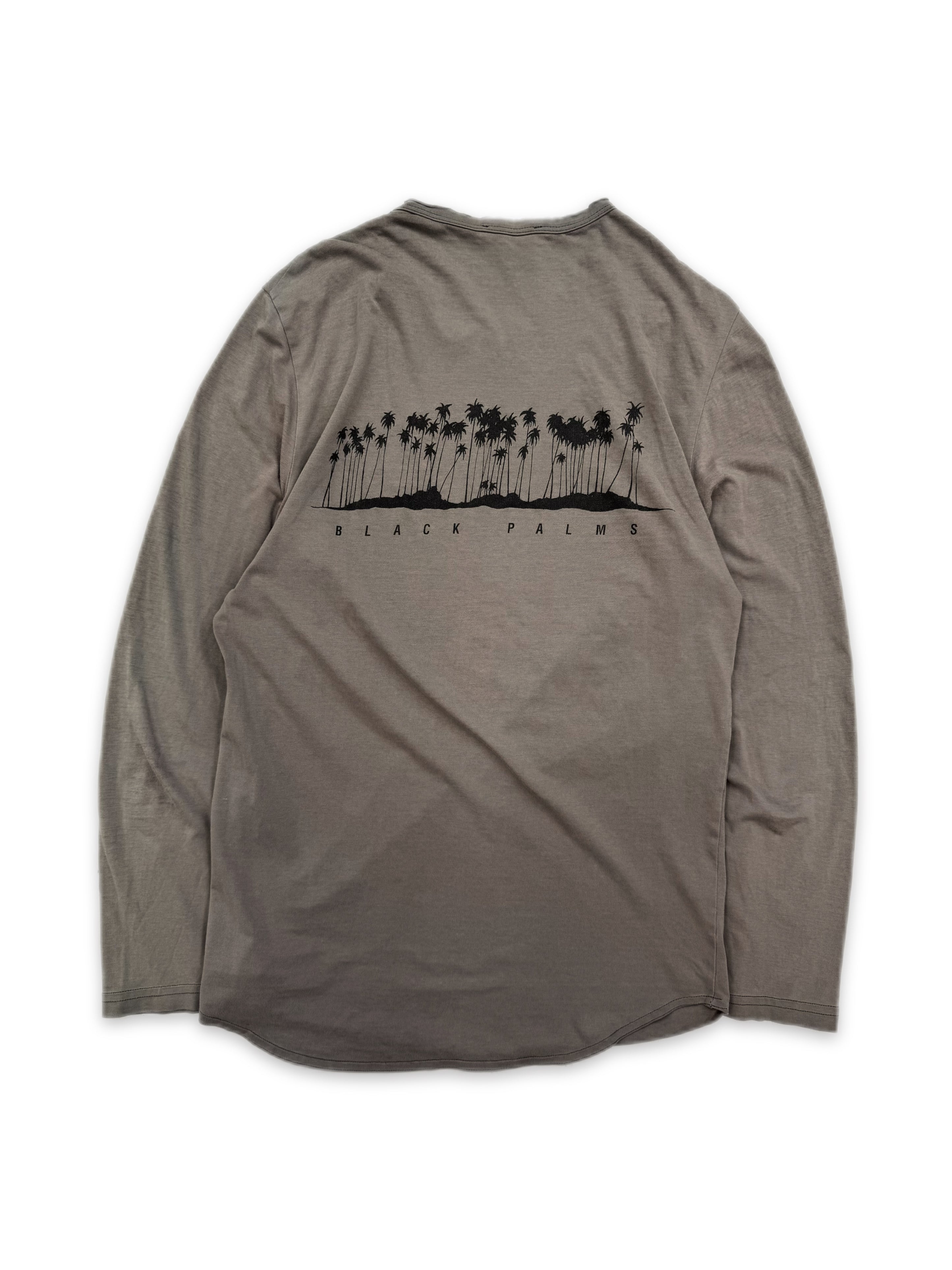 SS98 Raf Simons ‘Black Palms’ 3/4 Length Long Sleeve Shirt