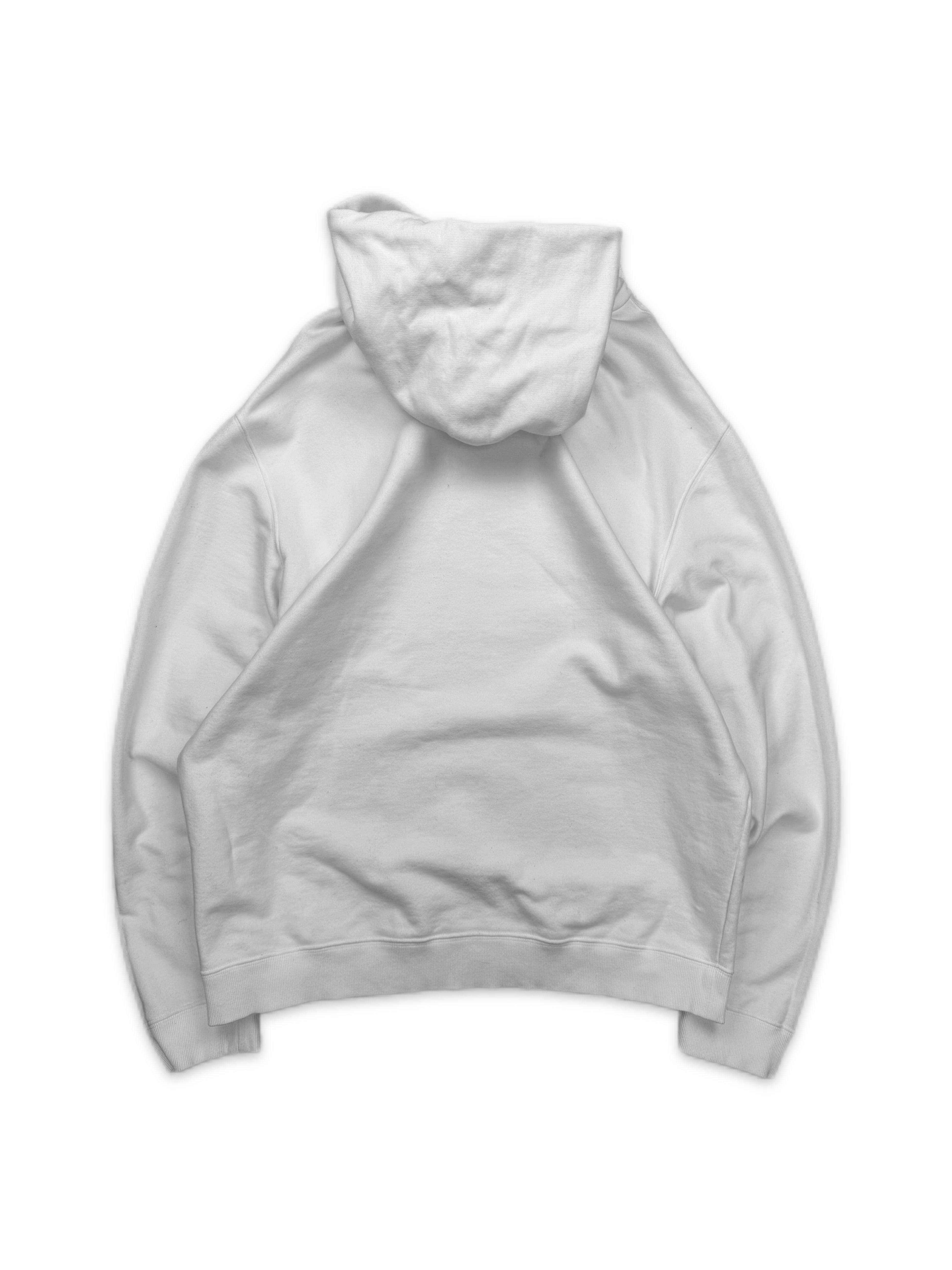 SS22 Maison Margiela ‘Tape’ Chest Logo White Hoodie