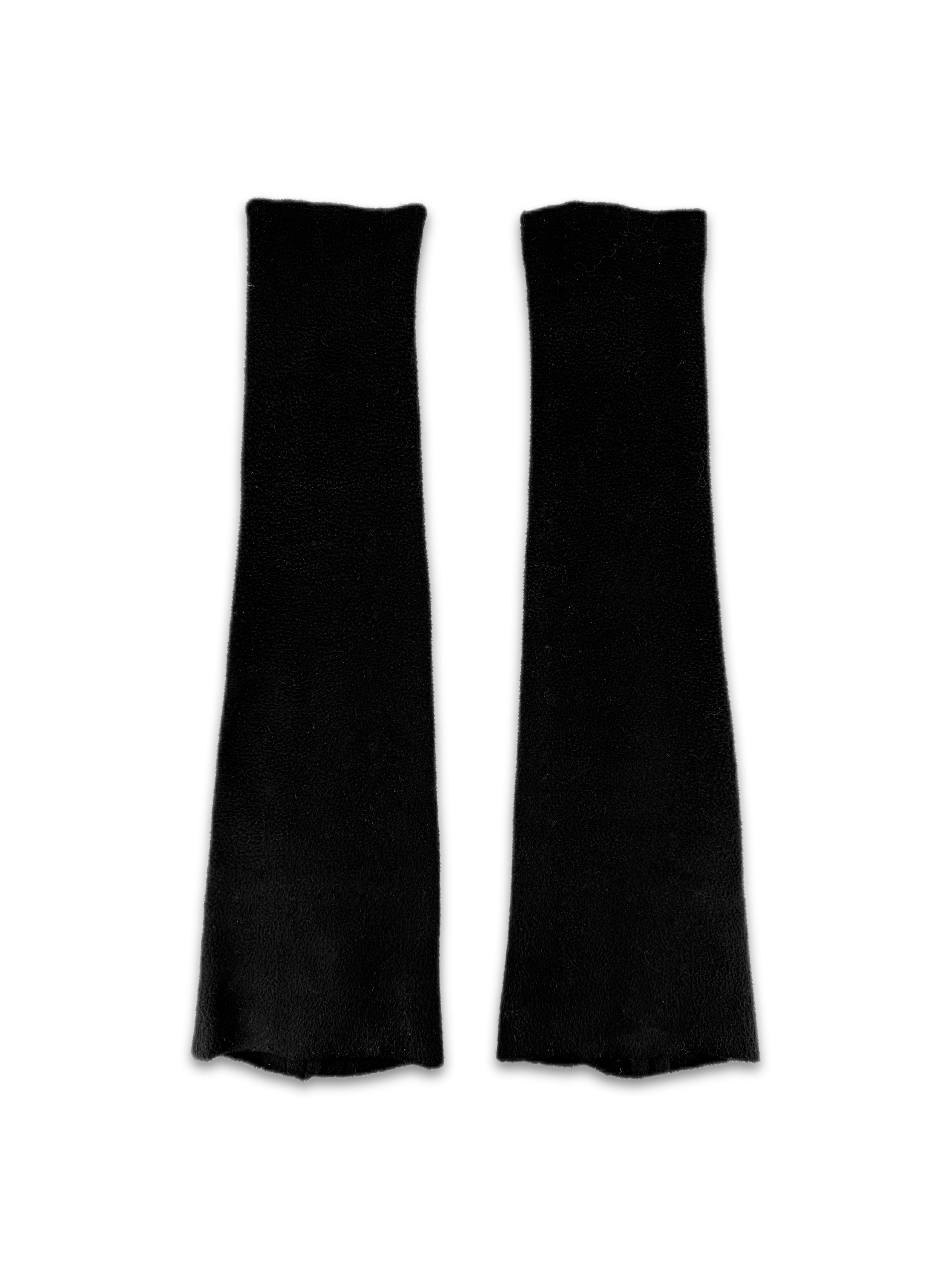 90s Maison Margiela Fleece Black Arm Warmers
