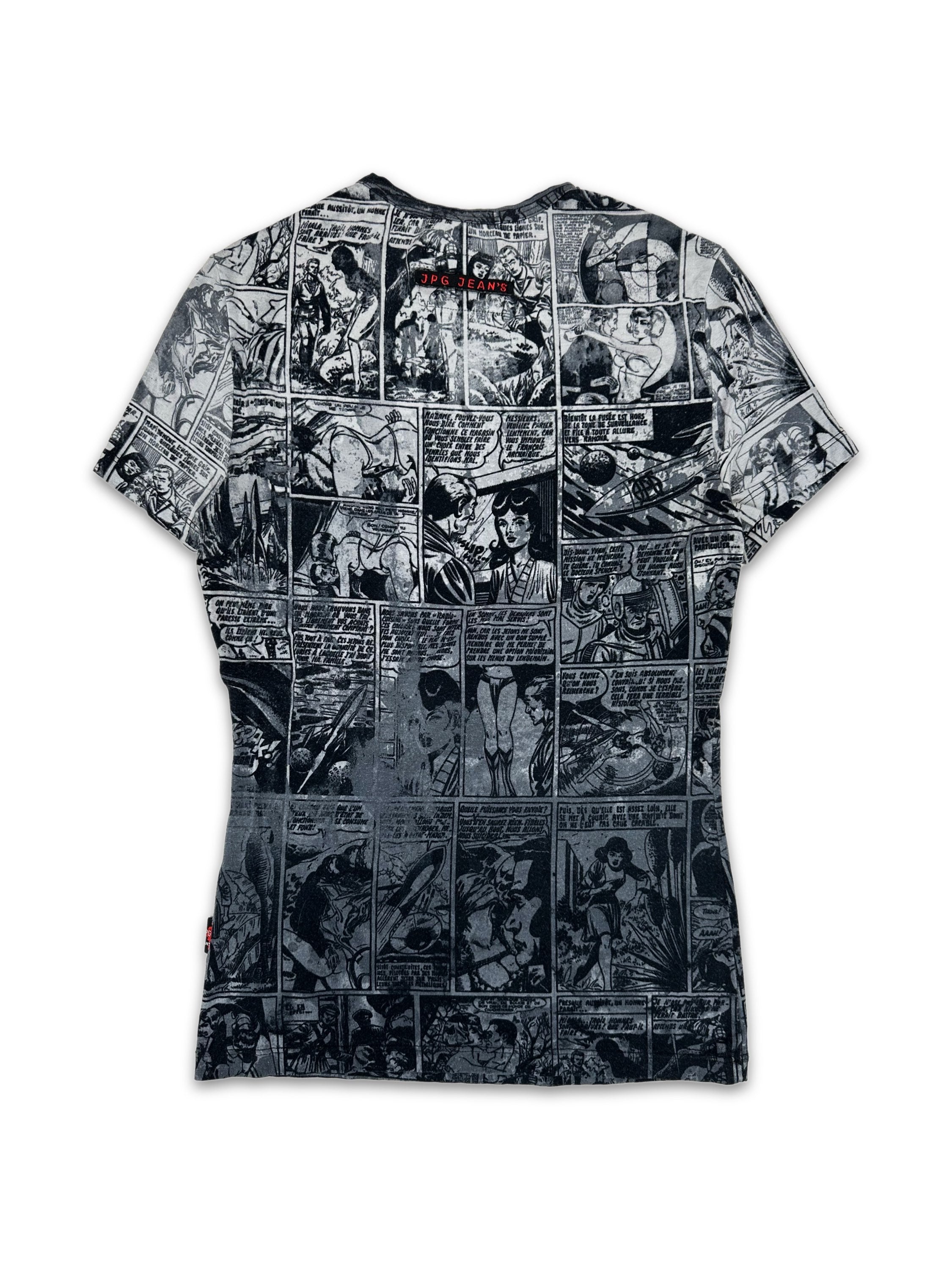 SS95 Jean Paul Gaultier ‘Comic’ Full Print Skin Fitting T-Shirt