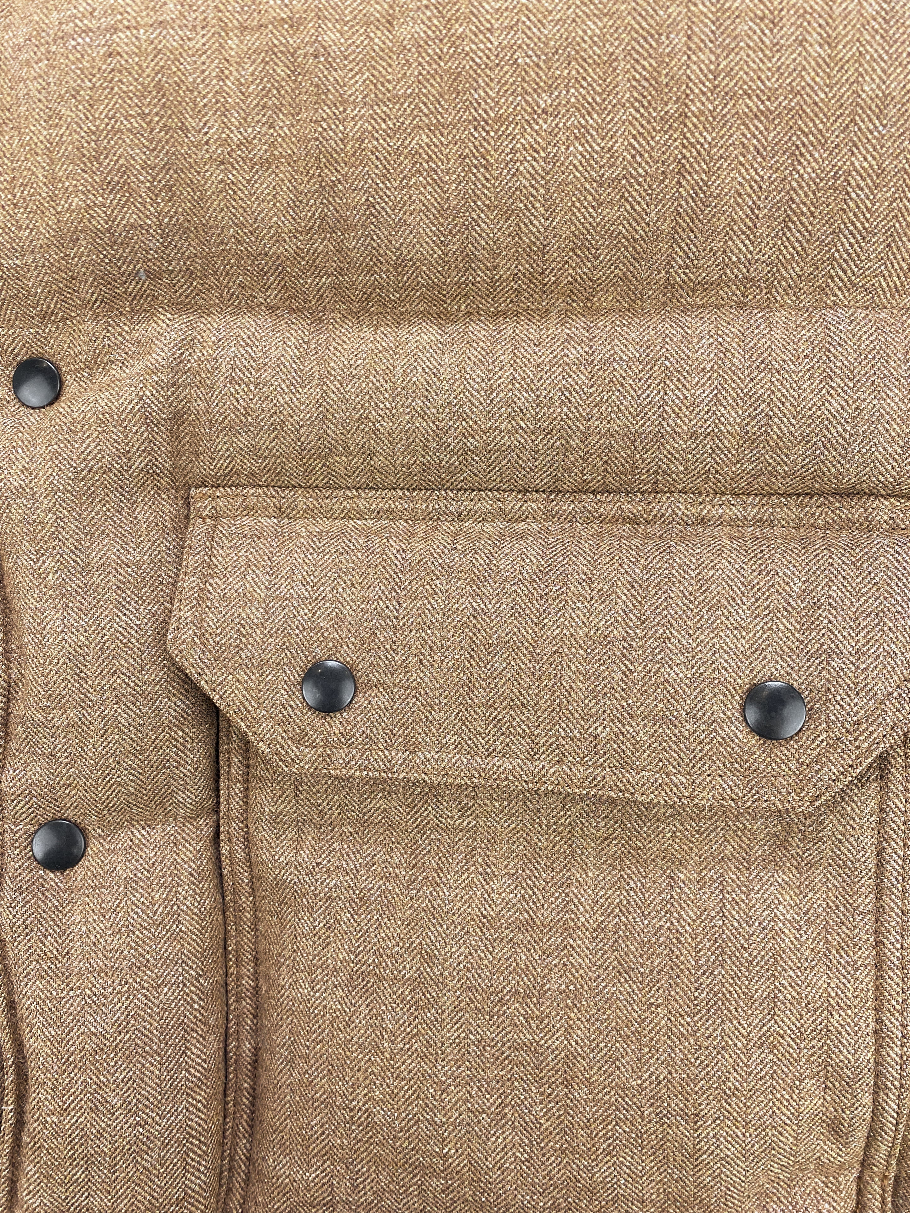 Comme Des Garçons Homme Tan Lined Down Fill Puffer Jacket