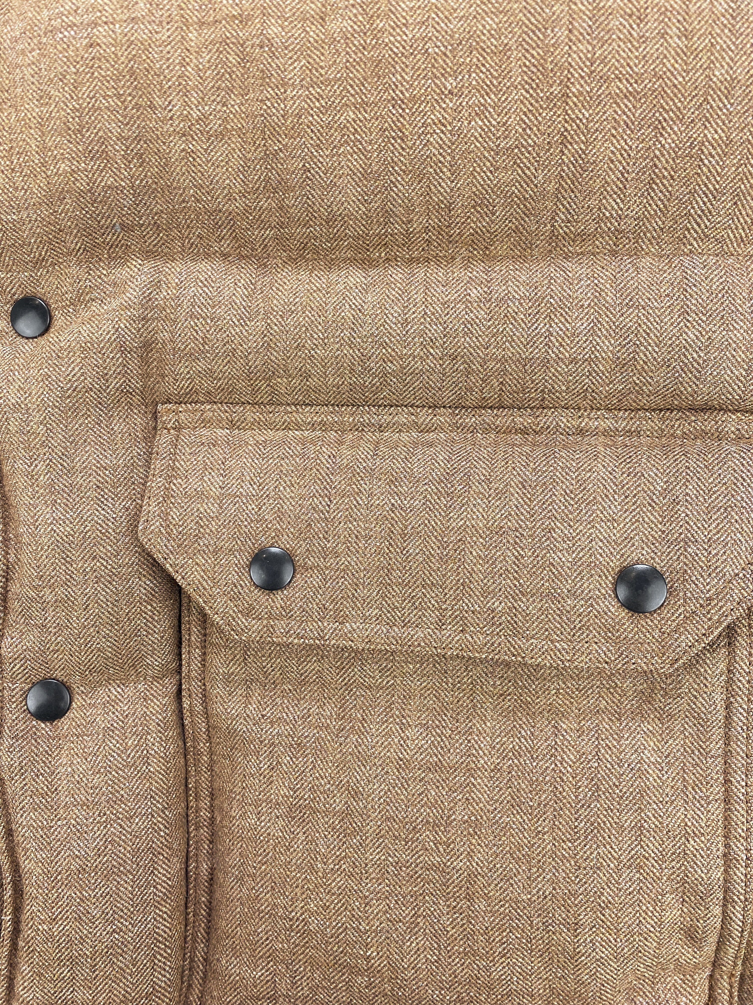 Comme Des Garçons Homme Tan Lined Down Fill Puffer Jacket