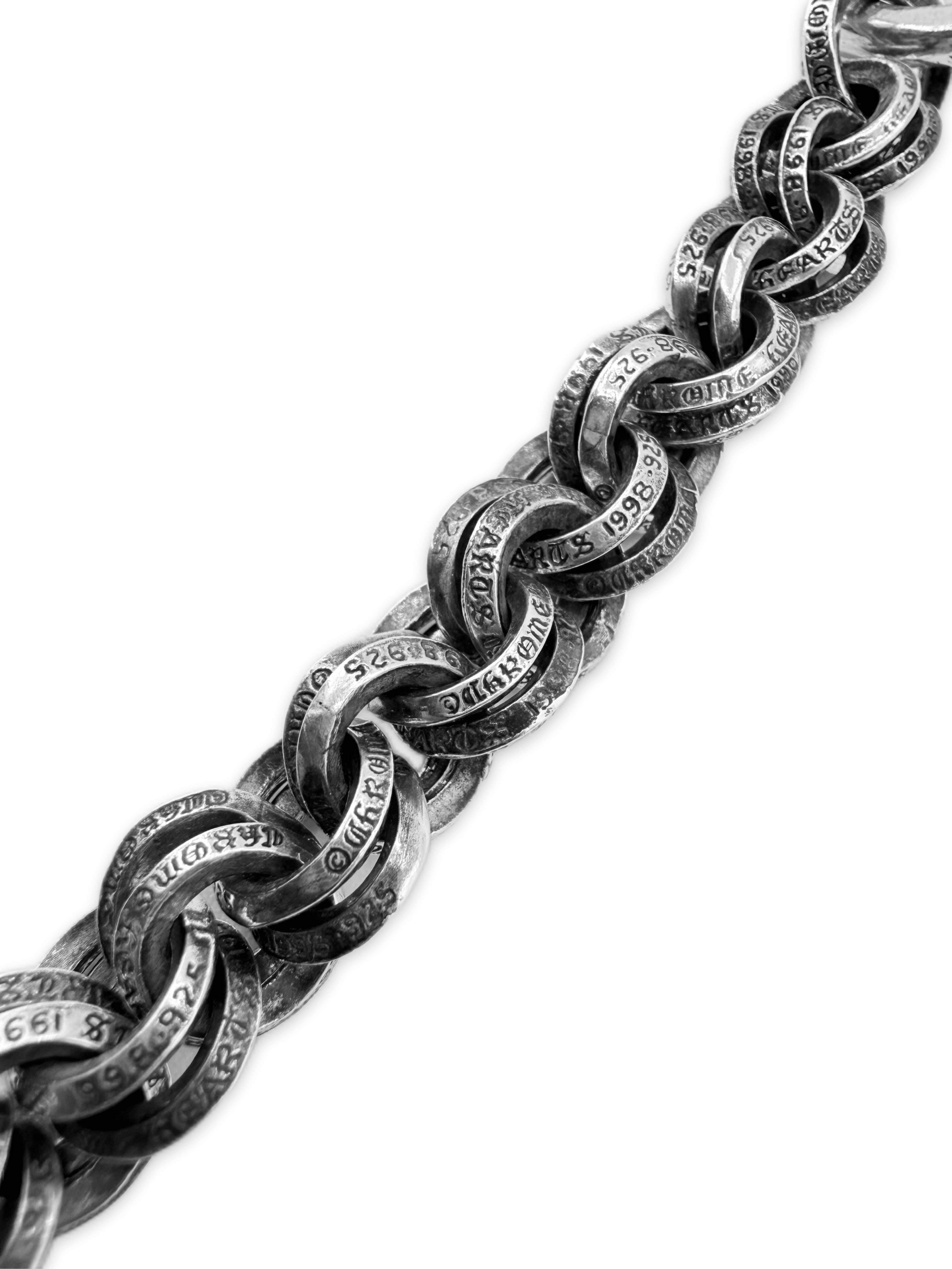Chrome Hearts Double B Ring 17.5 in Lobster Clasp Wallet Chain