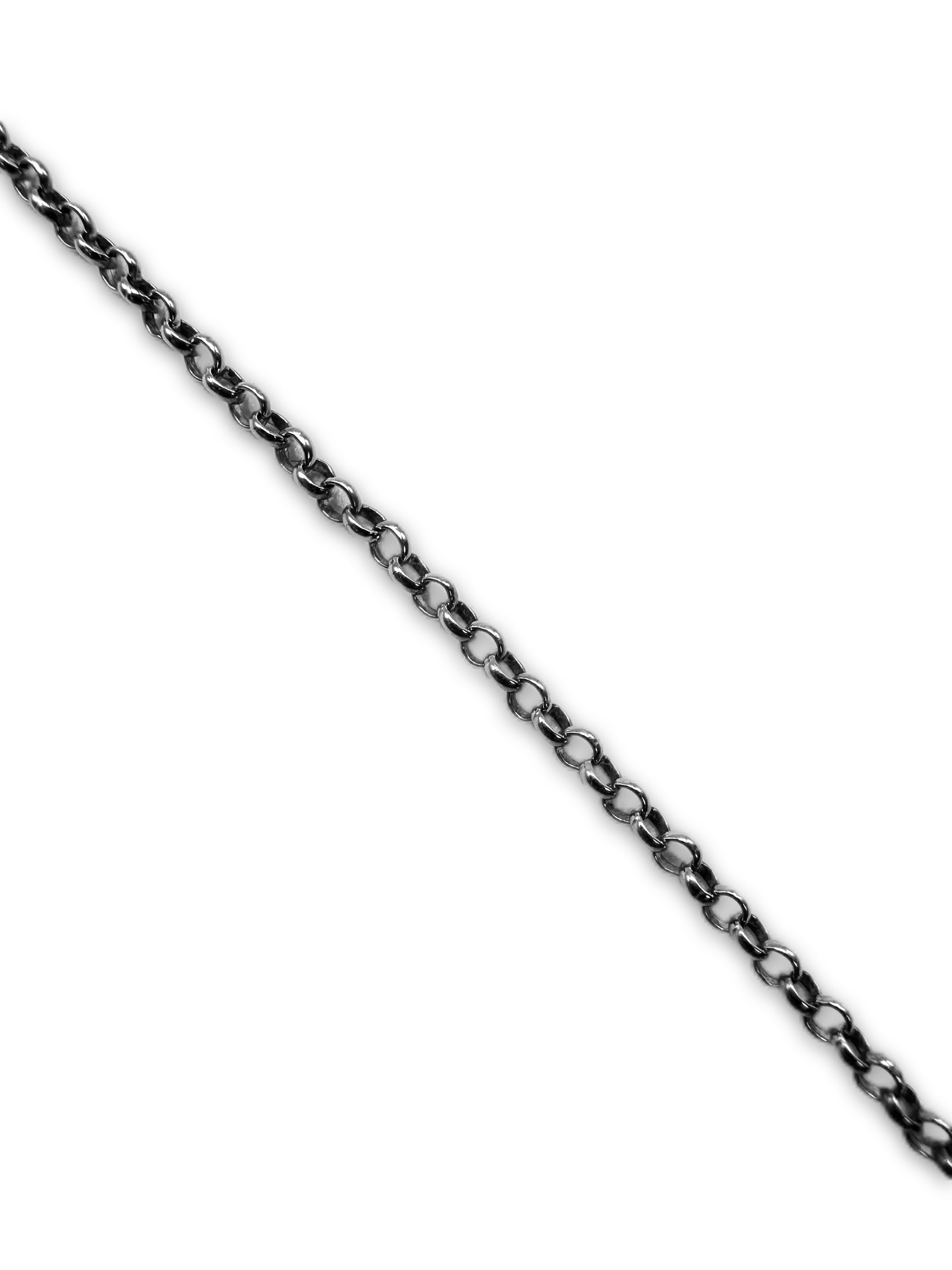 Chrome Hearts ‘Roll’ 20 inch .925 Silver Chain Necklace