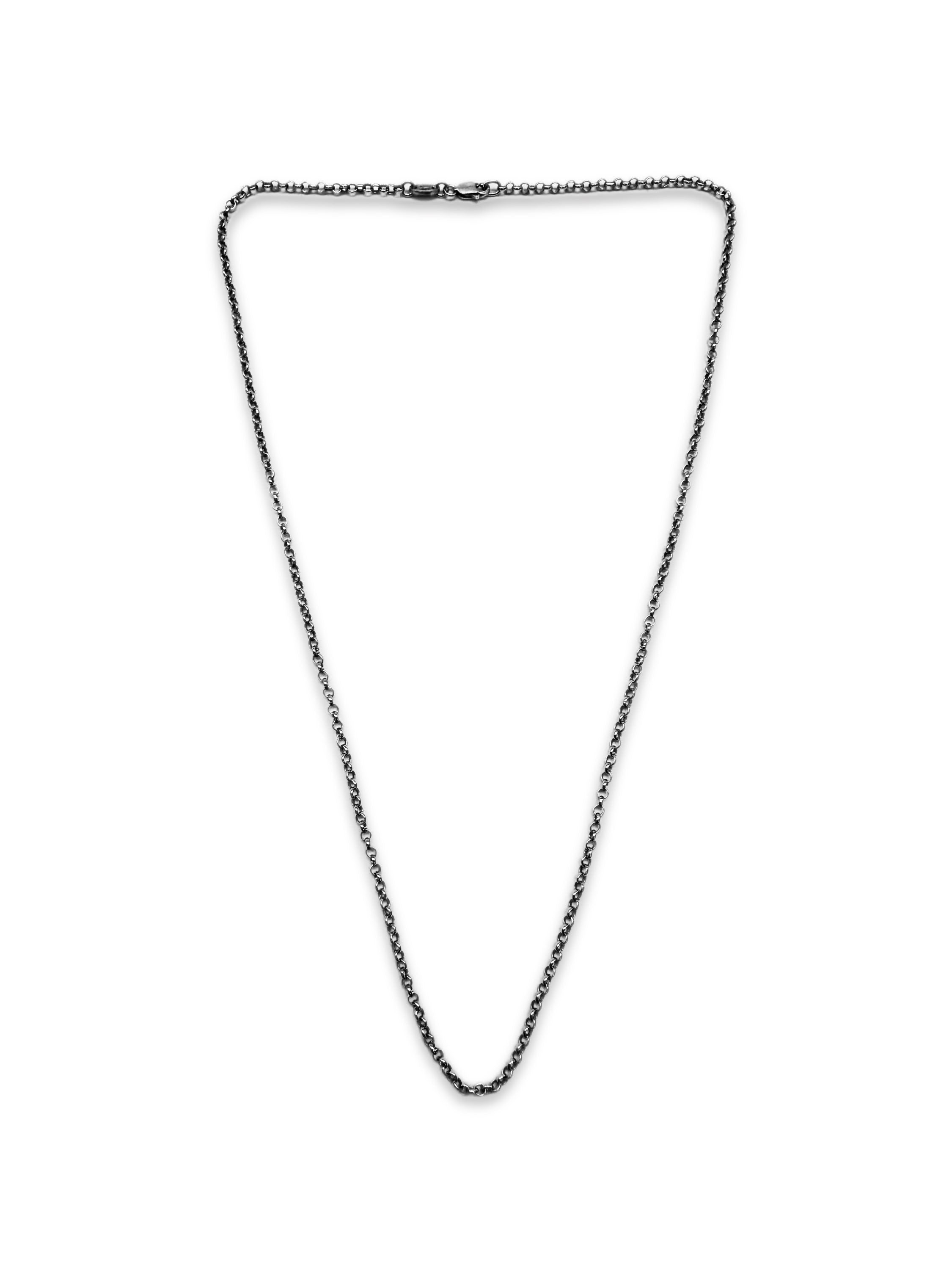 Chrome Hearts ‘Roll’ 20 inch .925 Silver Chain Necklace
